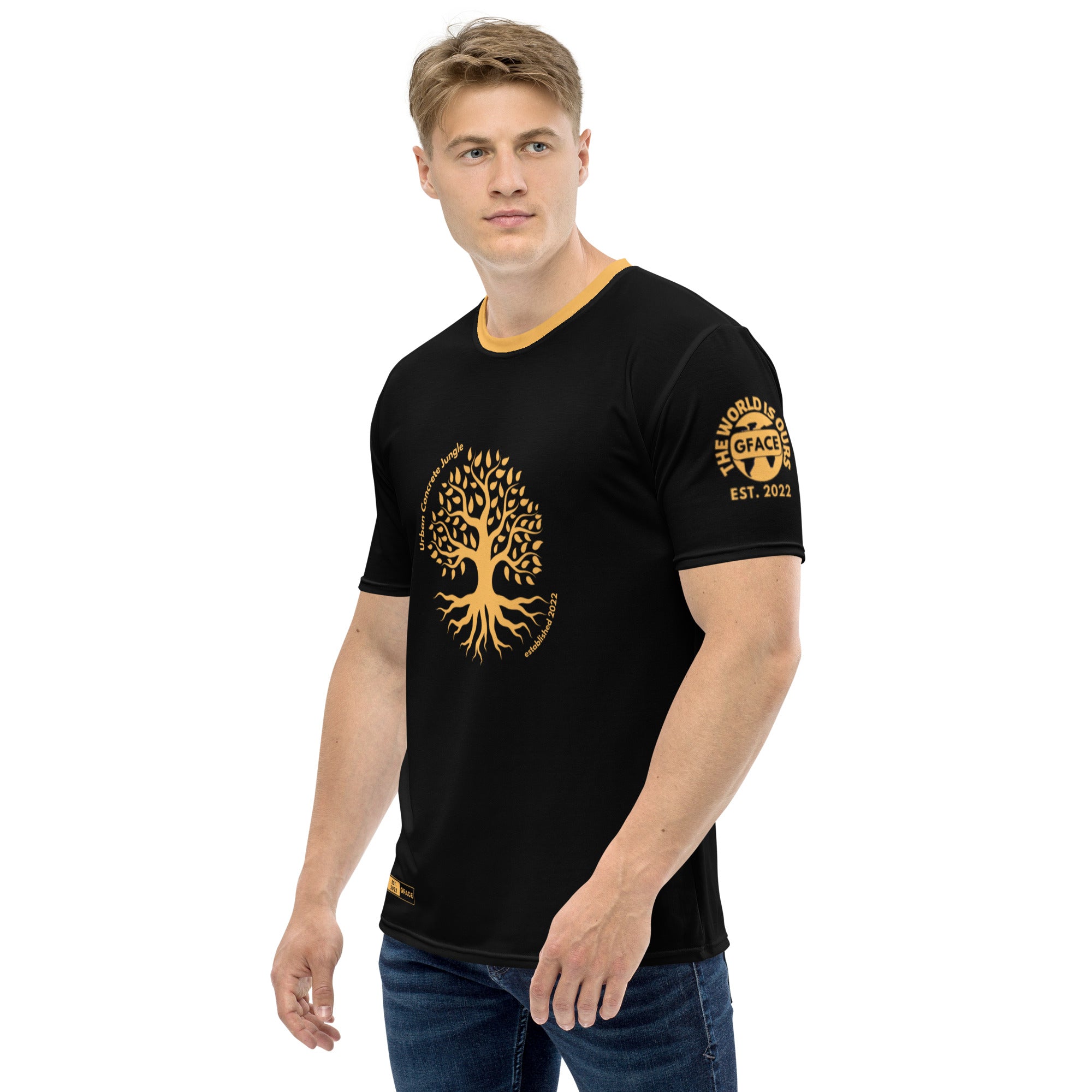 Men's t-shirt Gface Gold Urban Concrete Jungle