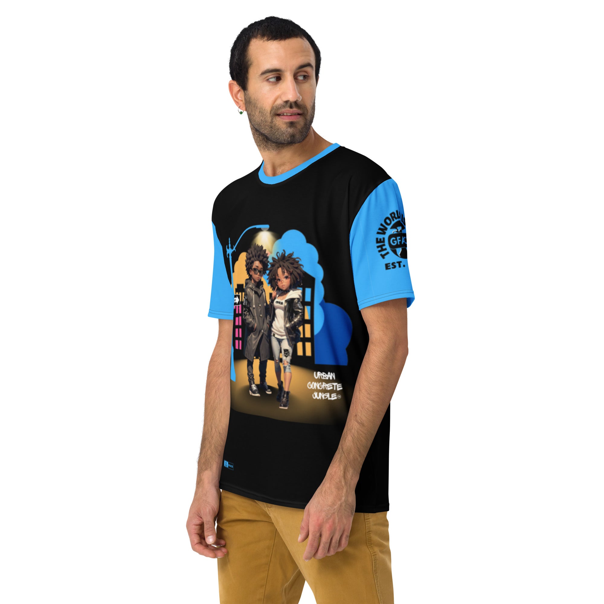 Men's t-shirt GFACE Couples Urban Concrete Jungle