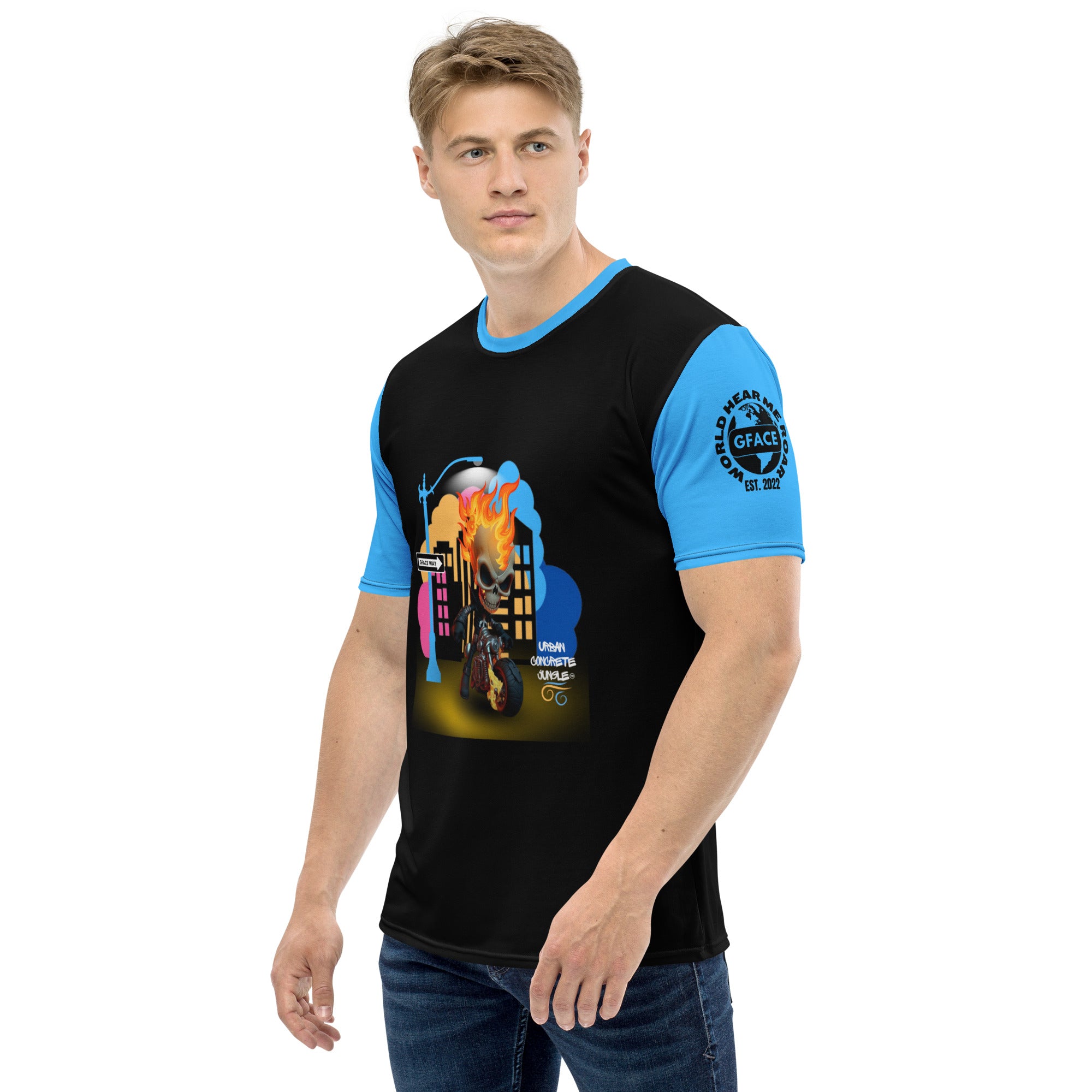 Men's t-shirt Gface Ghost Rider Urban Concrete Jungle