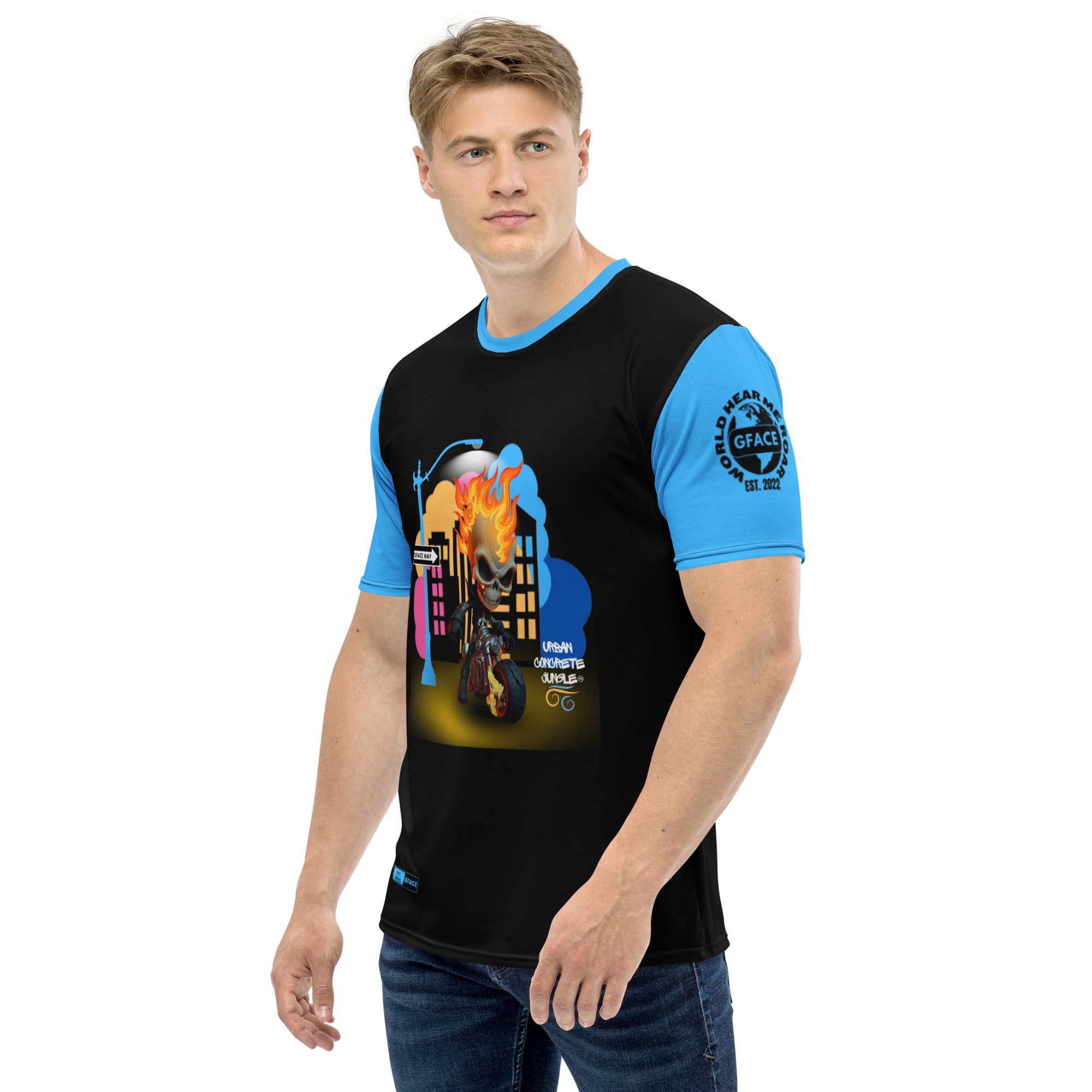 Men's t-shirt Gface Ghost Rider Urban Concrete Jungle