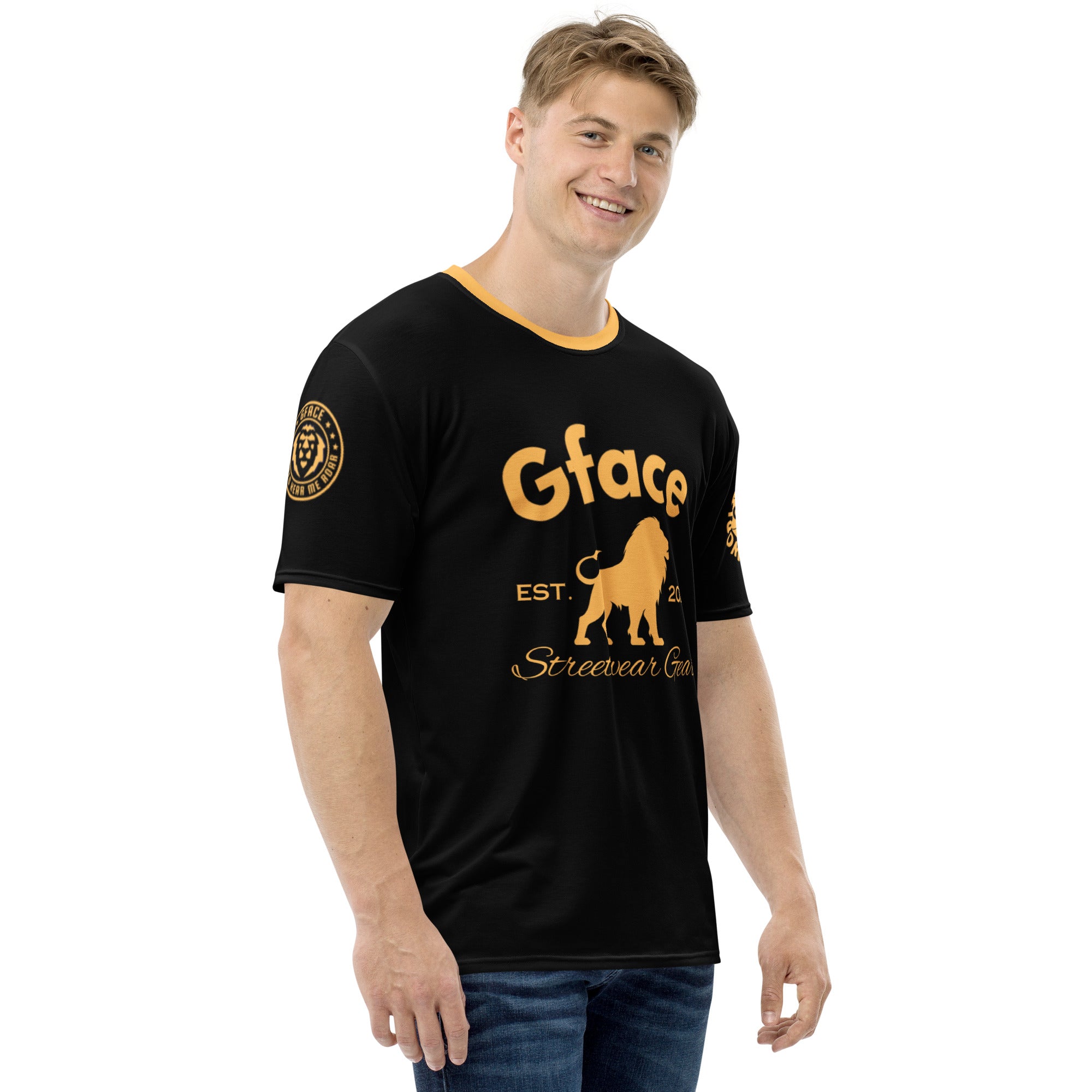 Gface Origional Men's t-shirt Gold logo