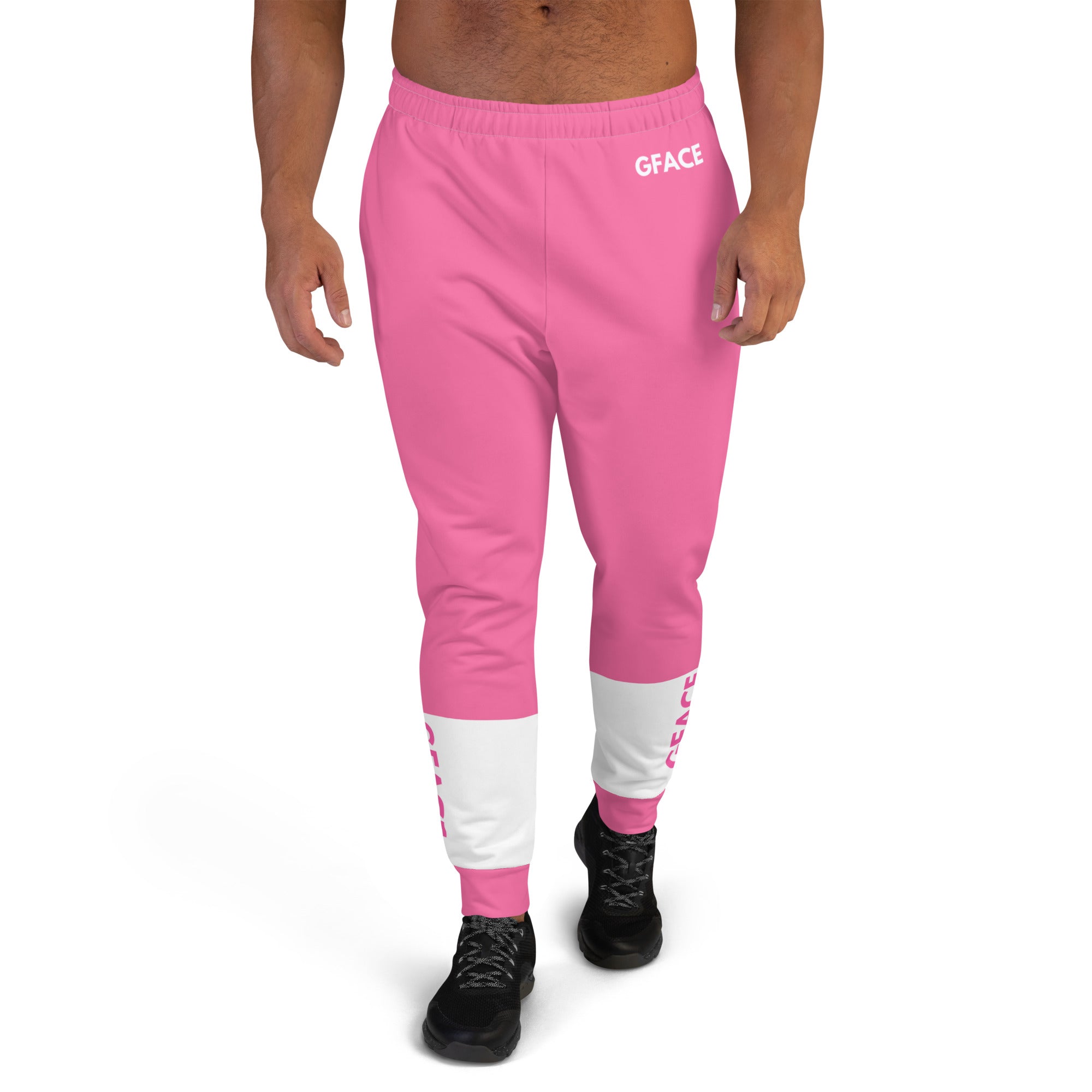 Men's Pink Joggers GFACE Swag Proof Gear