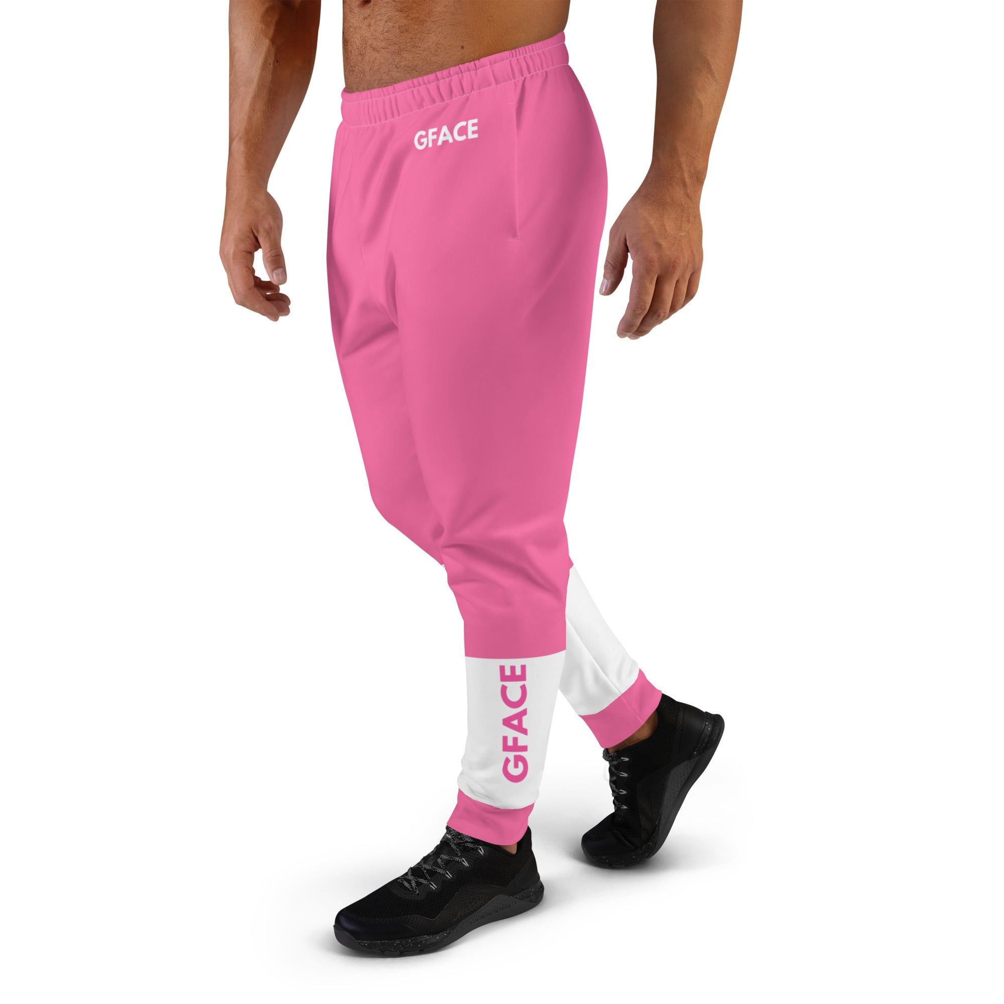 Men's Pink Joggers GFACE Swag Proof Gear