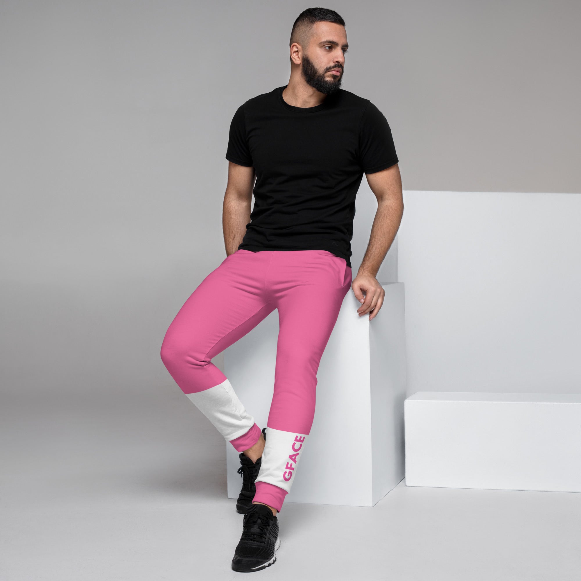 Men's Pink Joggers GFACE Swag Proof Gear