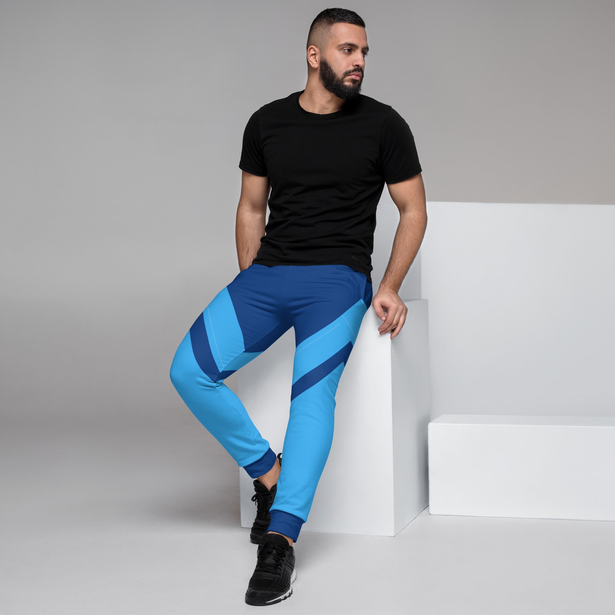 GFACE Men's 2-tone Blue Joggers elite