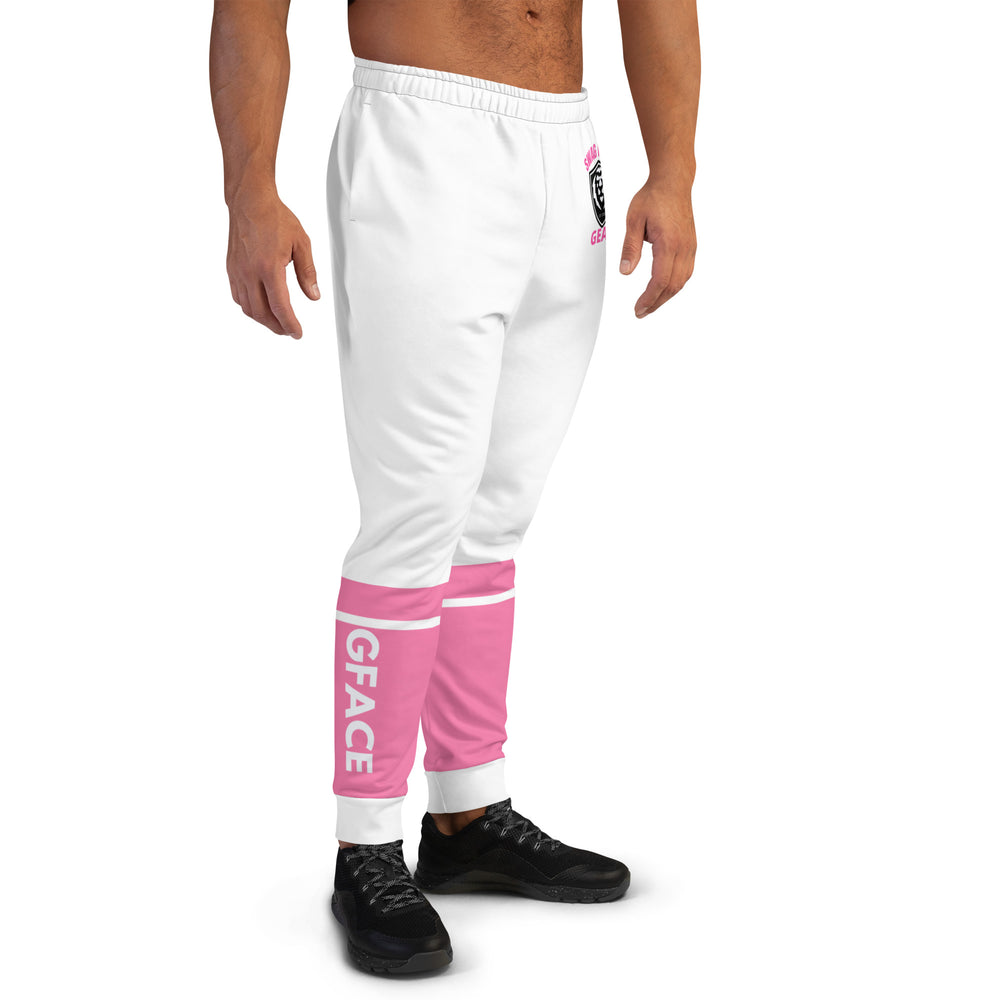 Men's White Joggers GFACE Swag Proof Gear