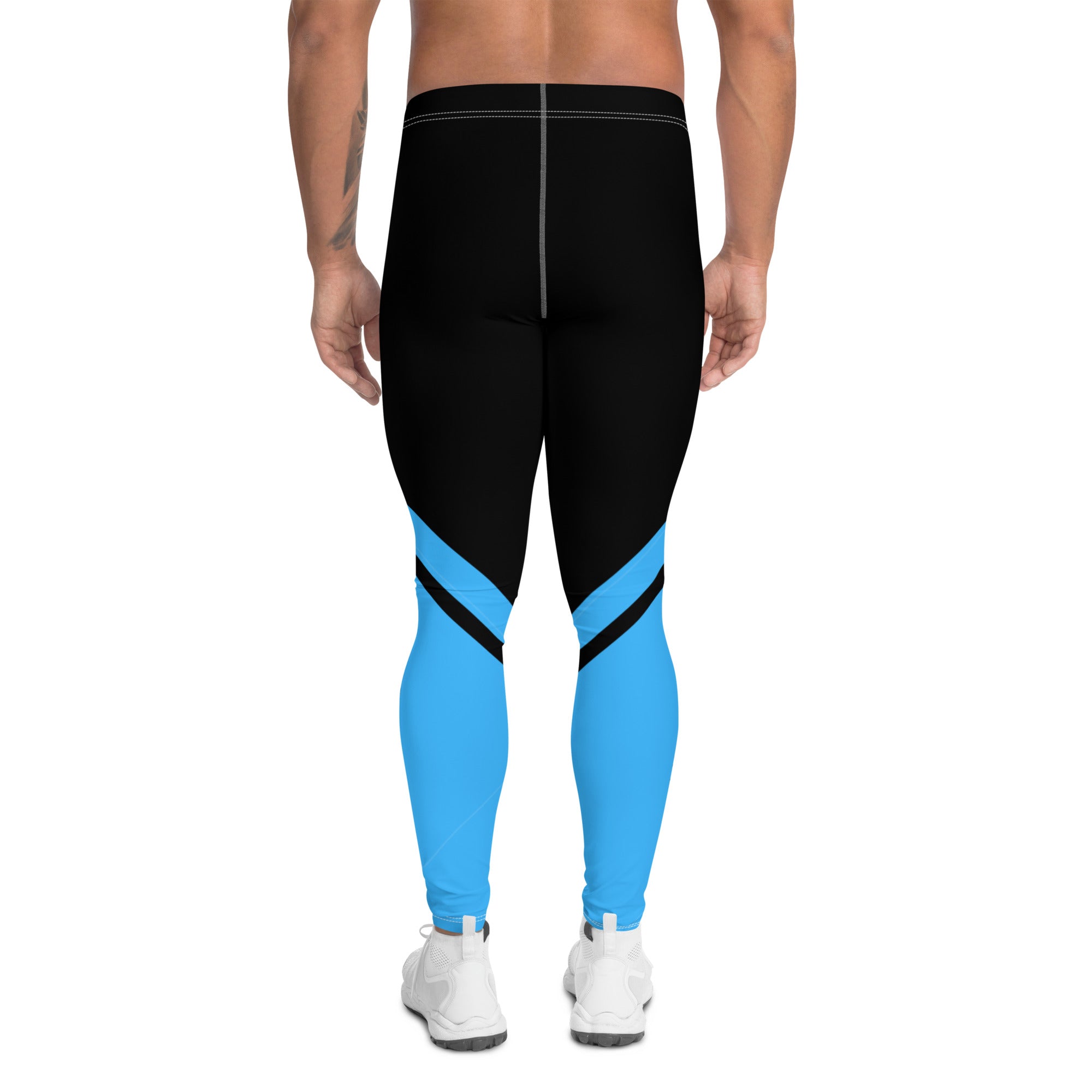 Gface Men's Leggings Black/Blue World Hear Me Roar