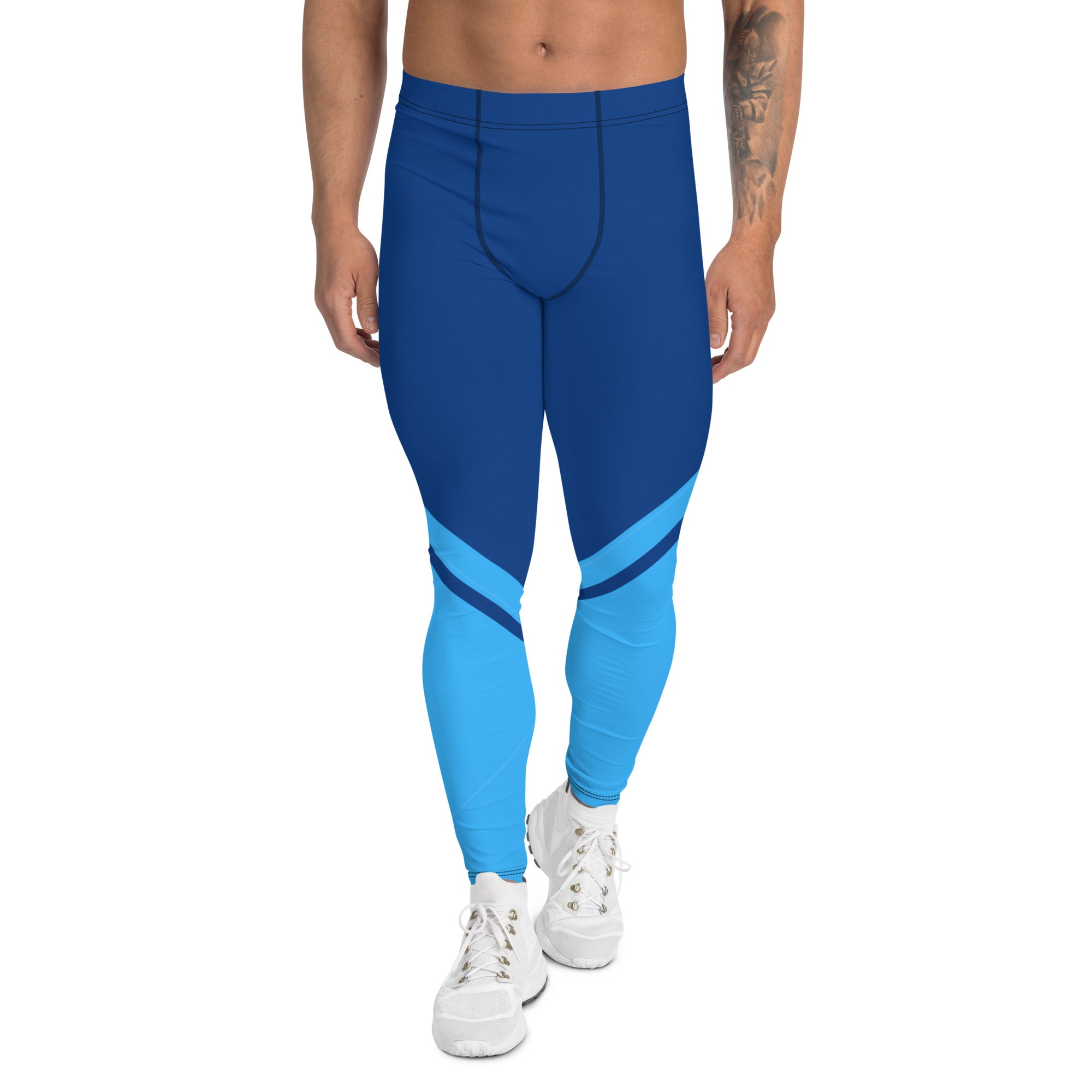 Men's Leggings Gface 2-Tone Blue