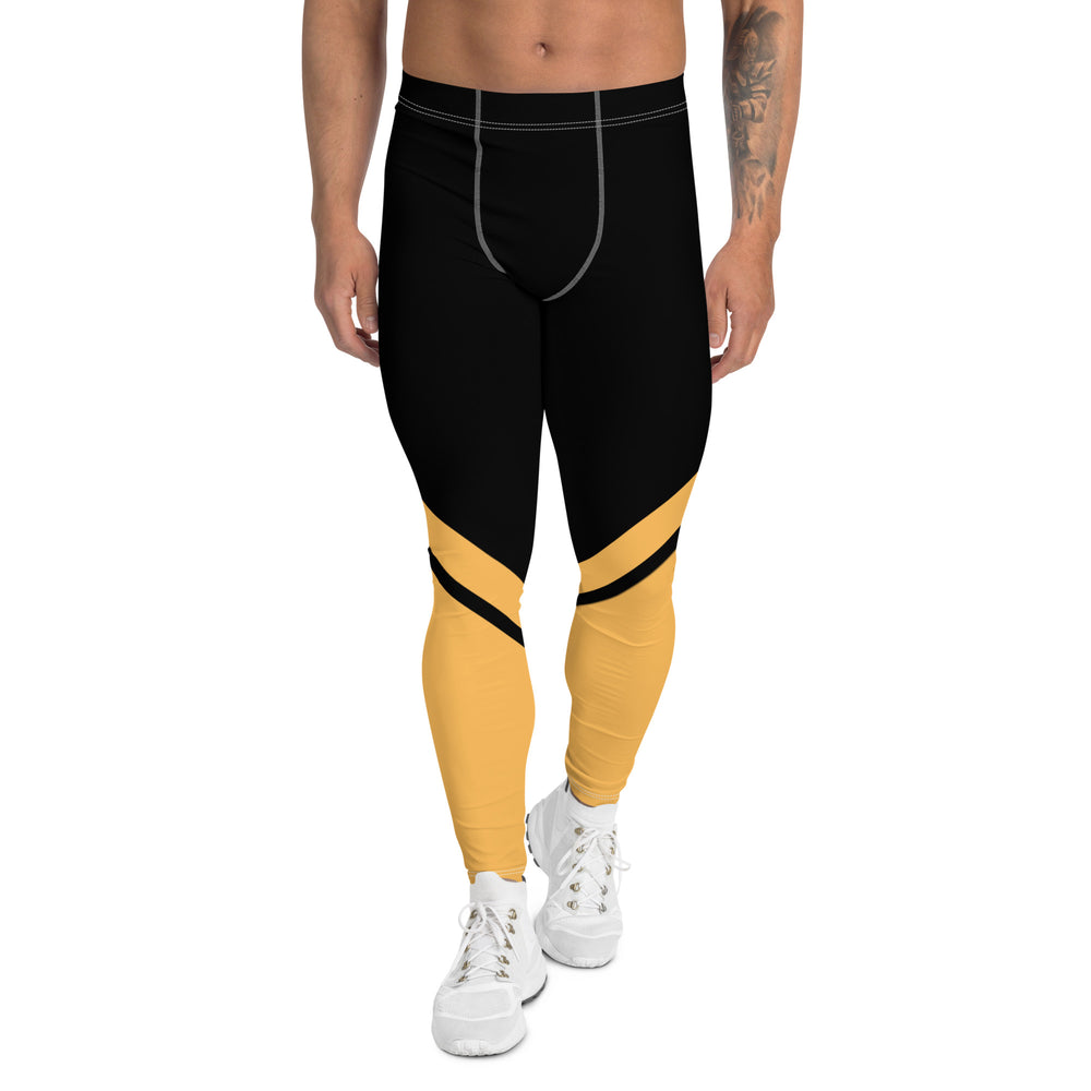 Gface Men's Leggings Black/Gold World Hear Me Roar