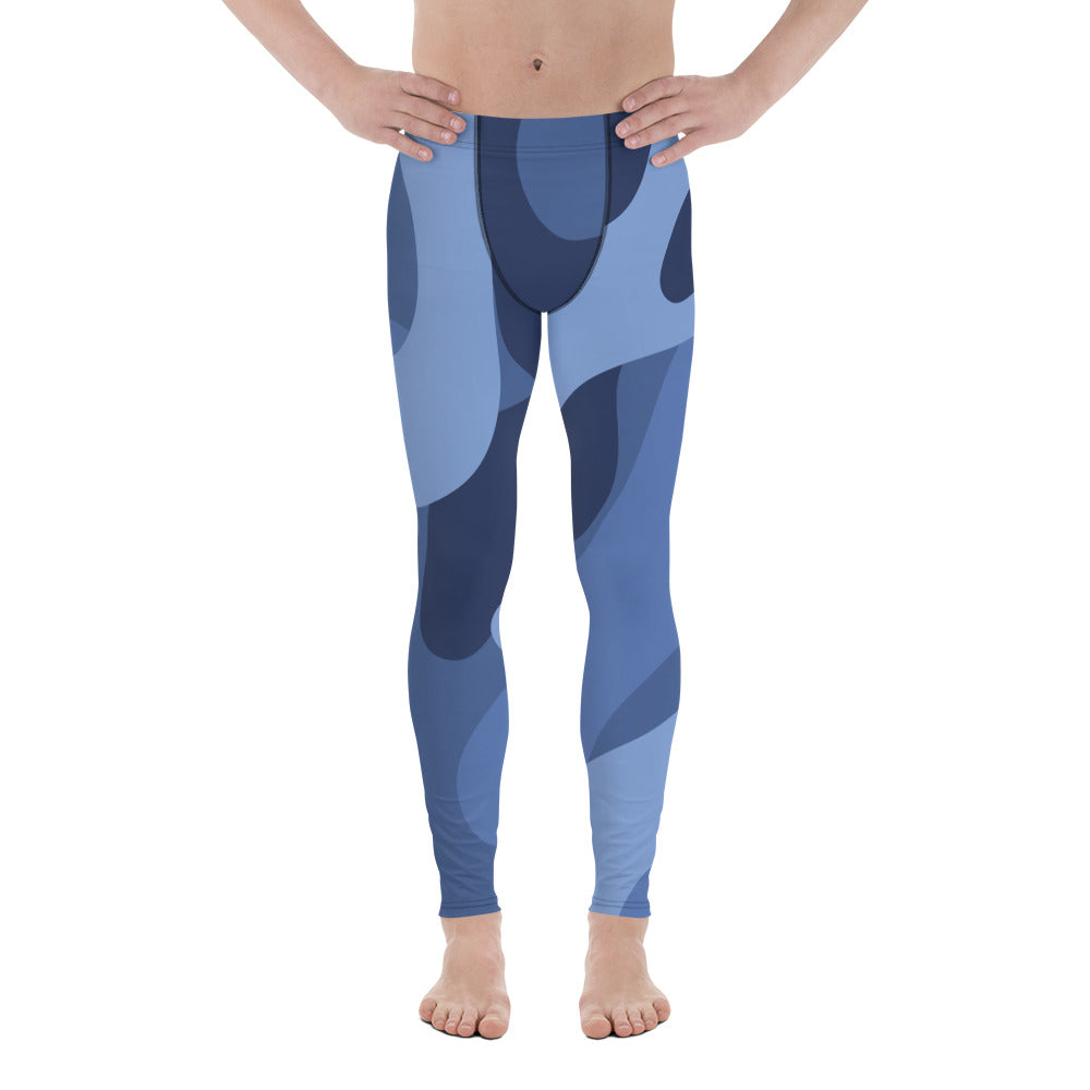 Gface blue Camo-Incognito Men's Leggings