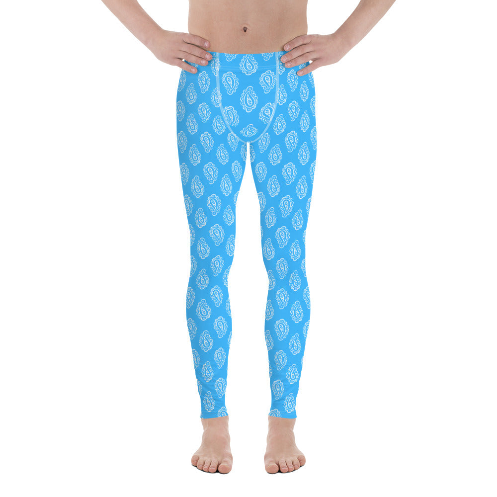 Gface Blue Bandana Men's Leggings