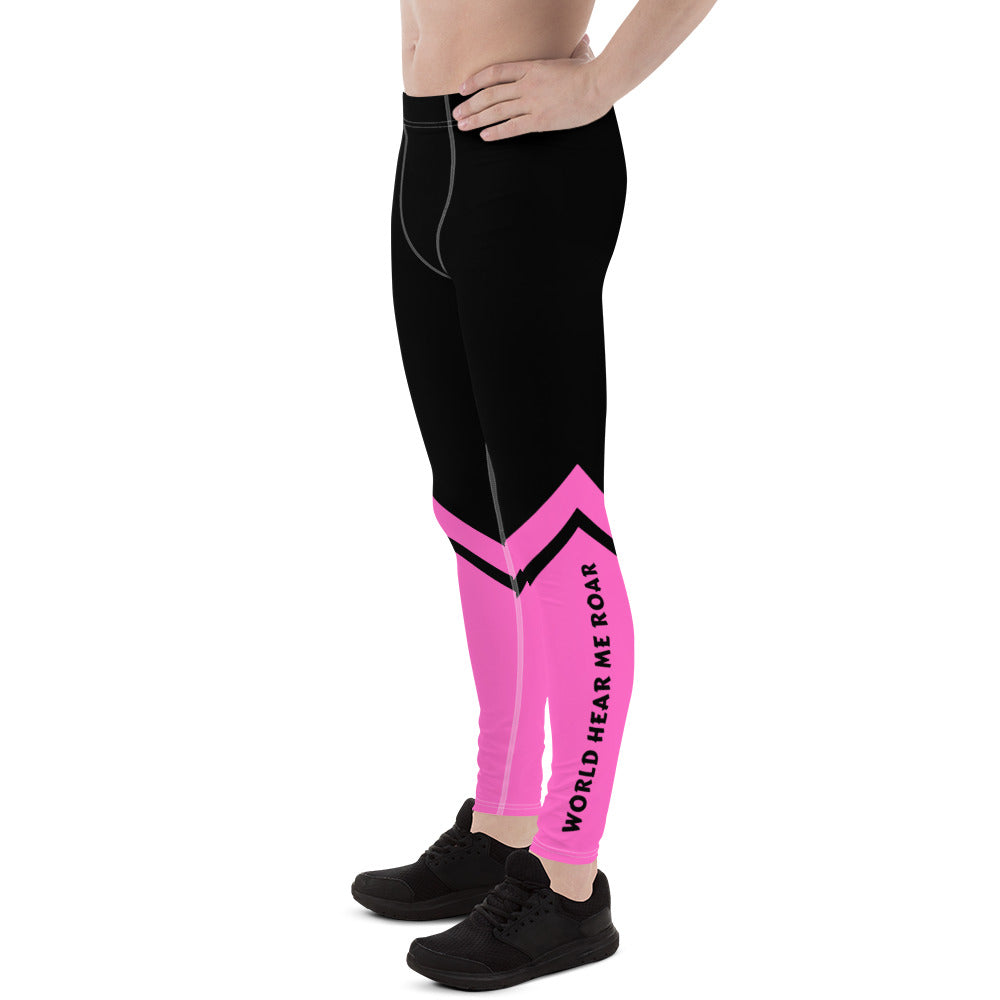 Gface 2-Tone Pink Men's Leggings