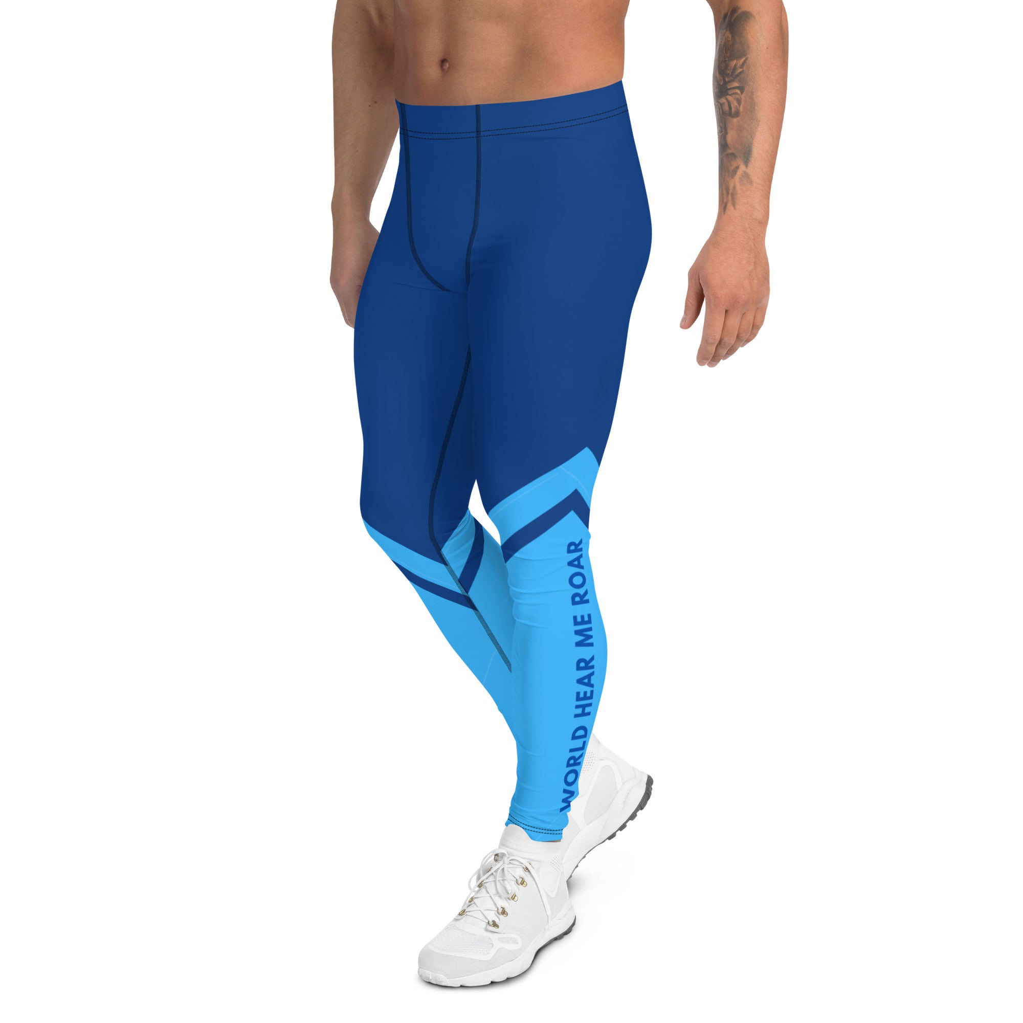 Men's Leggings Gface 2-Tone Blue