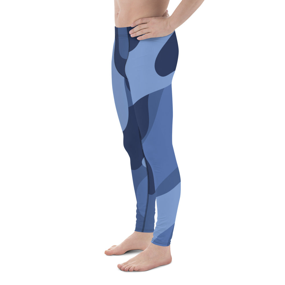 Gface blue Camo-Incognito Men's Leggings