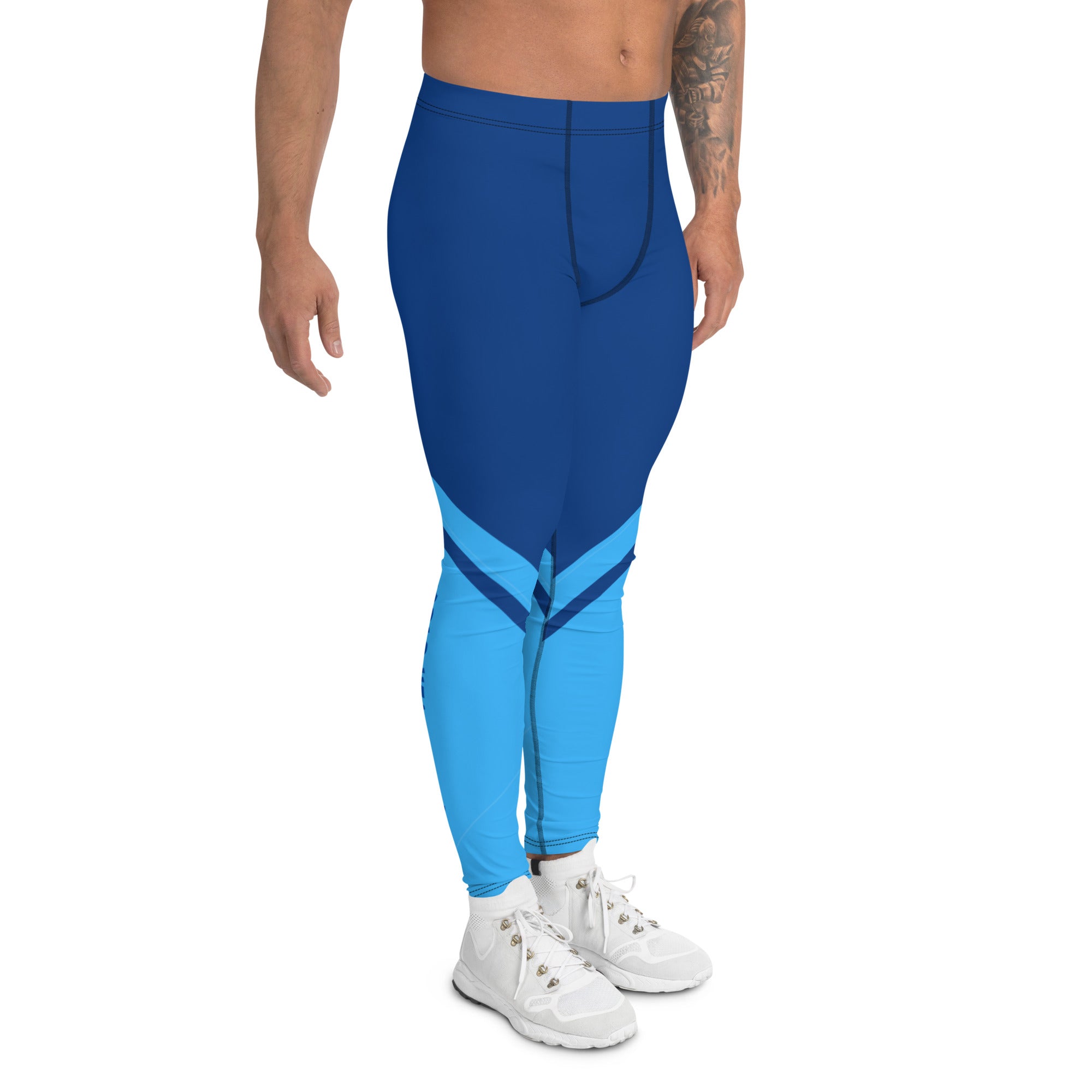 Men's Leggings Gface 2-Tone Blue