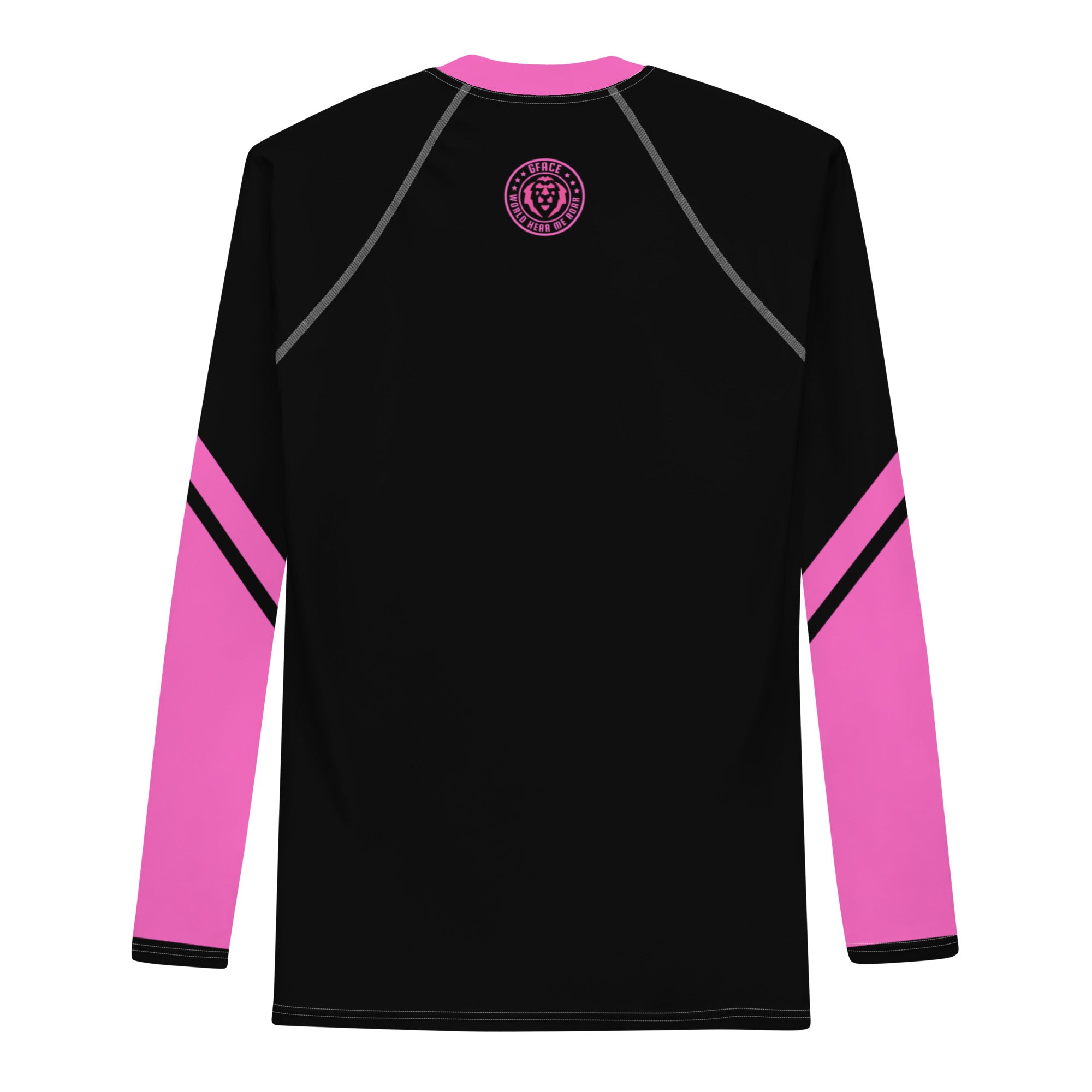 Men's black/pink Rash Guard GFACE