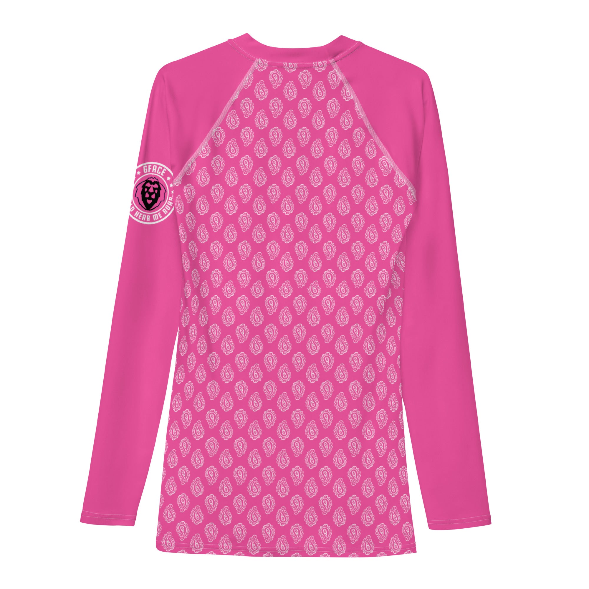 Gface Pink Bandana Men's Rash Guard