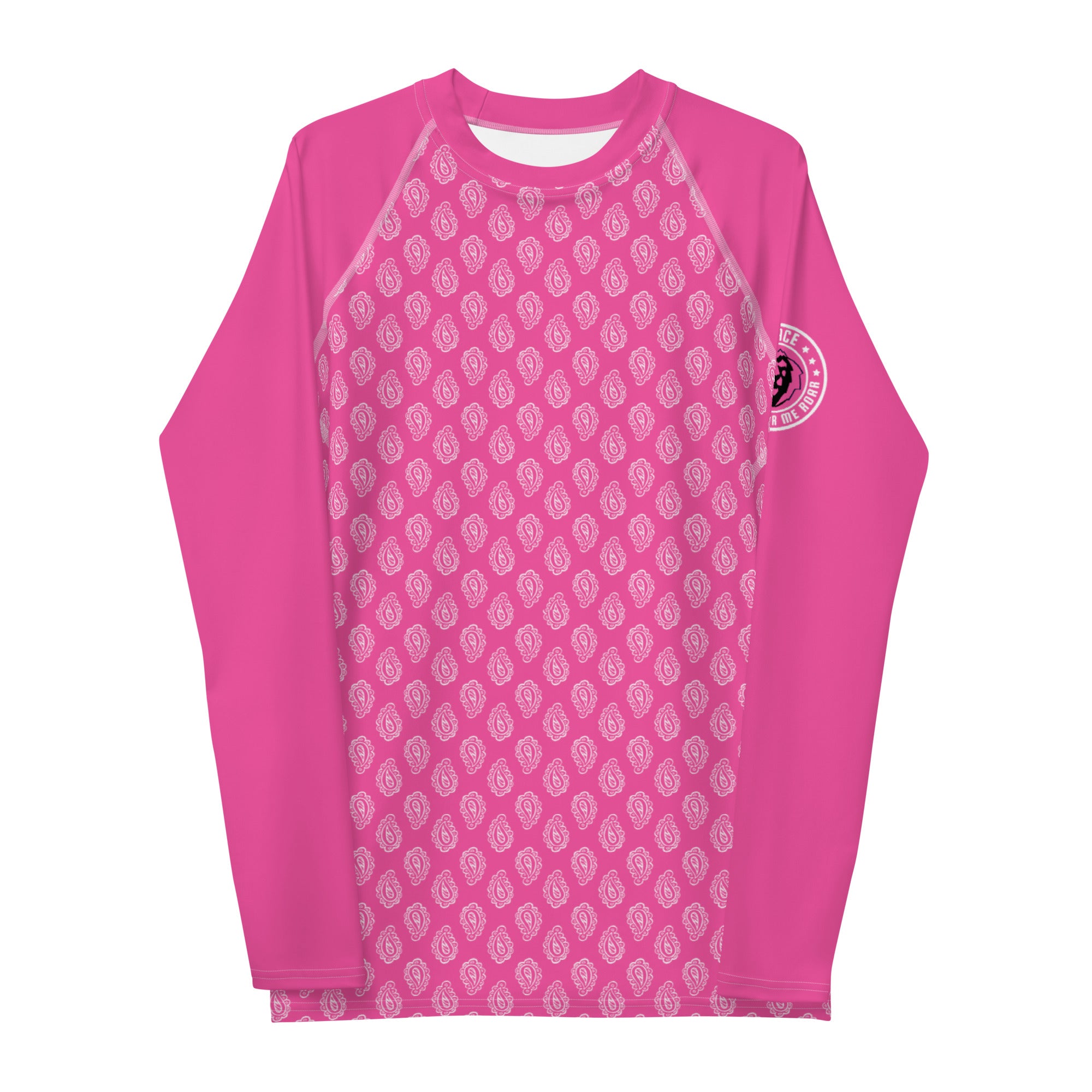 Gface Pink Bandana Men's Rash Guard