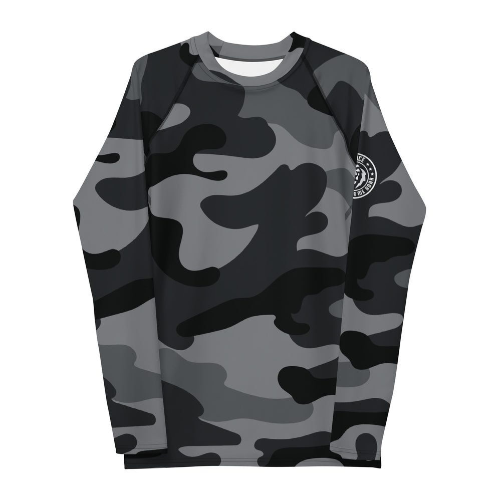 Gface Black Camo-Incognito Men's Rash Guard