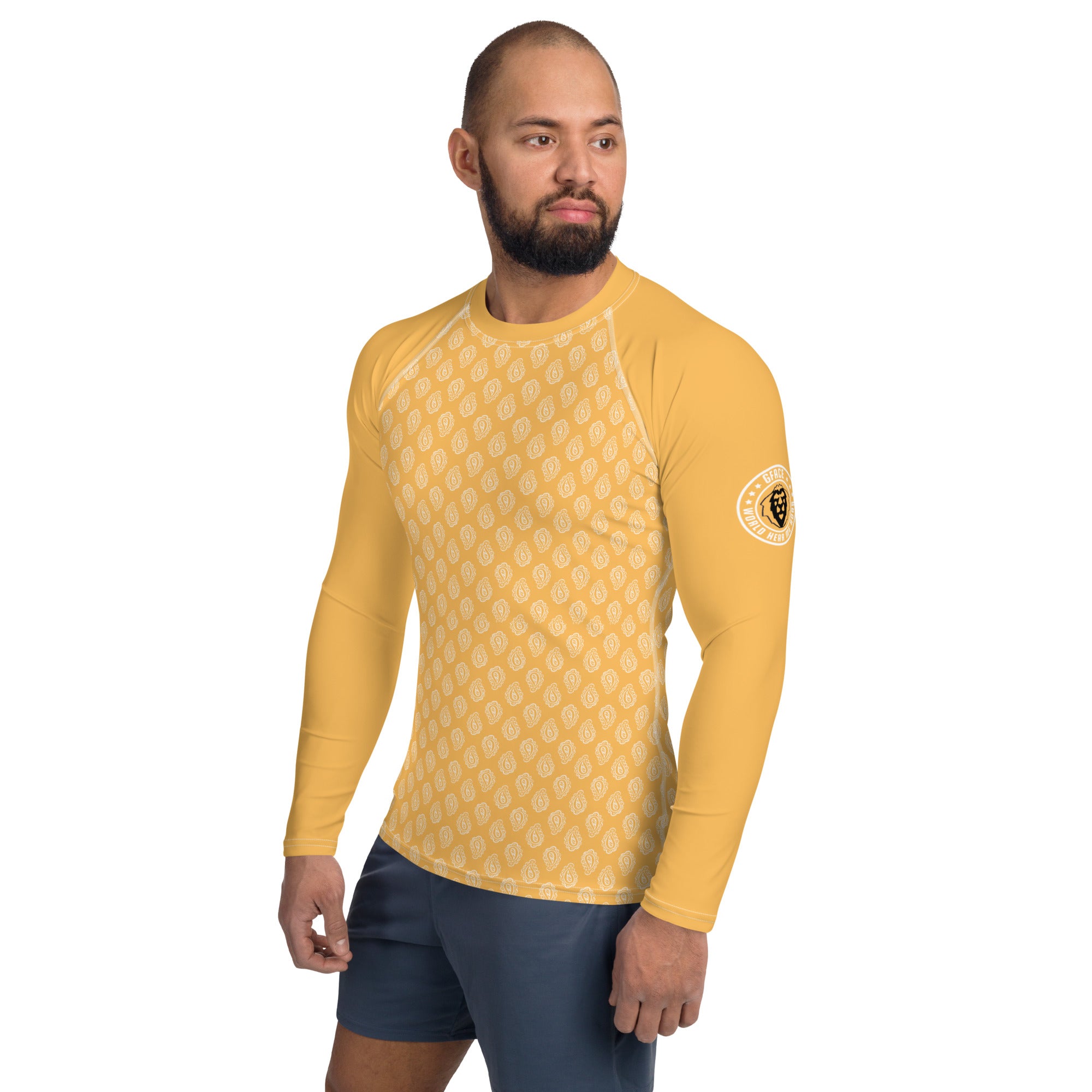 Gface Gold Bandana Men's Rash Guard