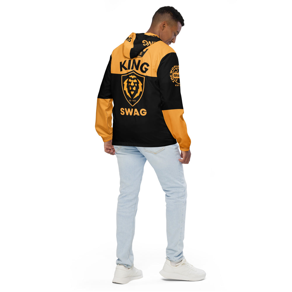 Men’s 2-tone (B/Gold) Windbreaker Gface King Swag