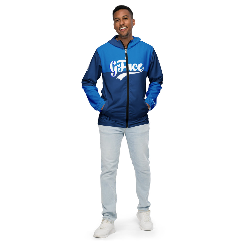 Men’s 2-tone (B/LBlue) Windbreaker Gface King Swag