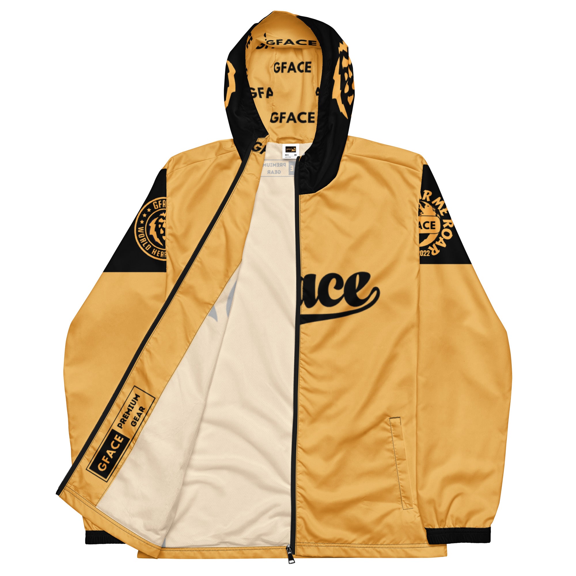 GFACE VIP Gold Men’s Windbreaker