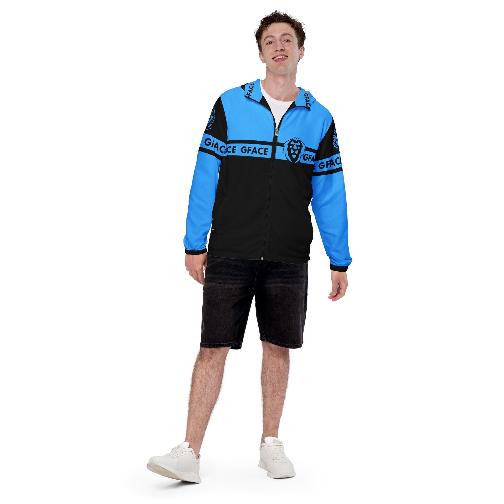 GFACE Black/Blue Men’s Windbreakers