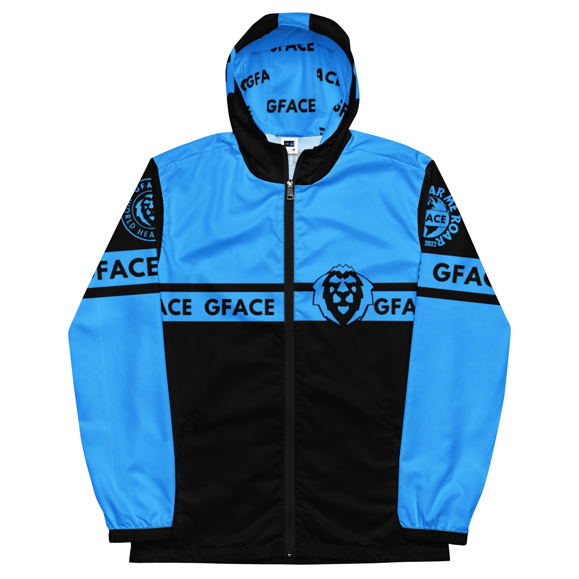 GFACE Black/Blue Men’s Windbreakers