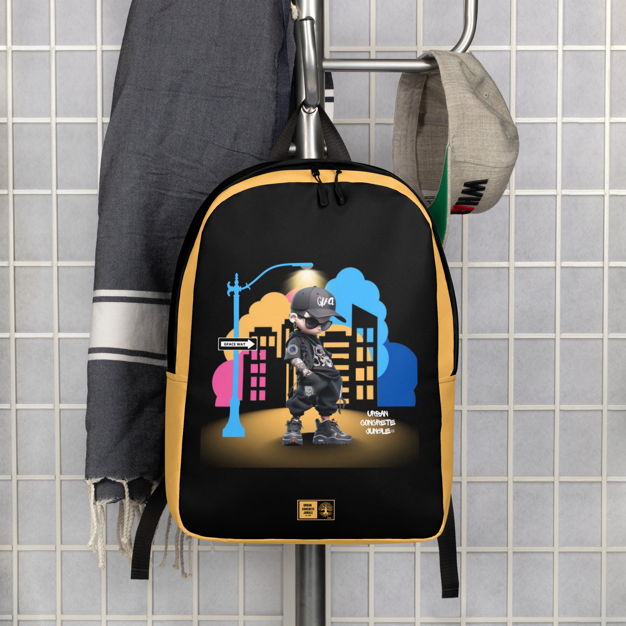 GFACE Backpack Guy Swagger Urban Concrete Jungle