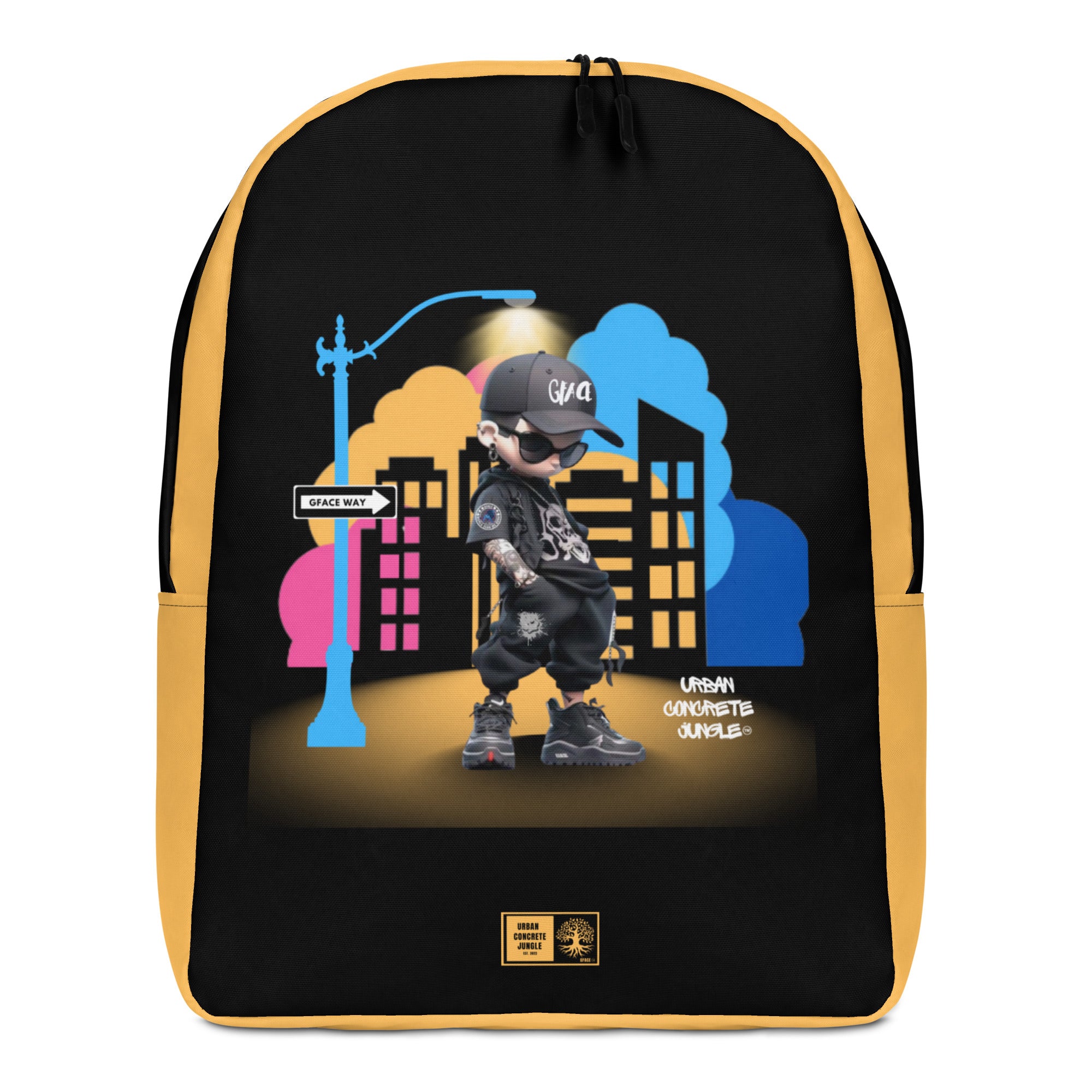 GFACE Backpack Guy Swagger Urban Concrete Jungle