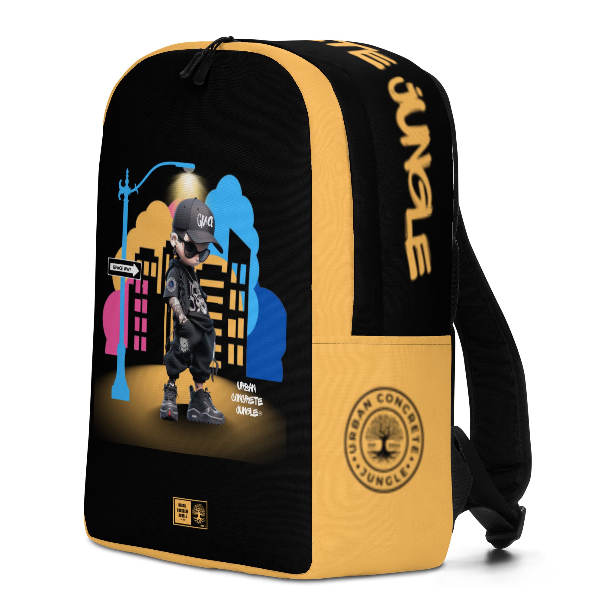 GFACE Backpack Guy Swagger Urban Concrete Jungle