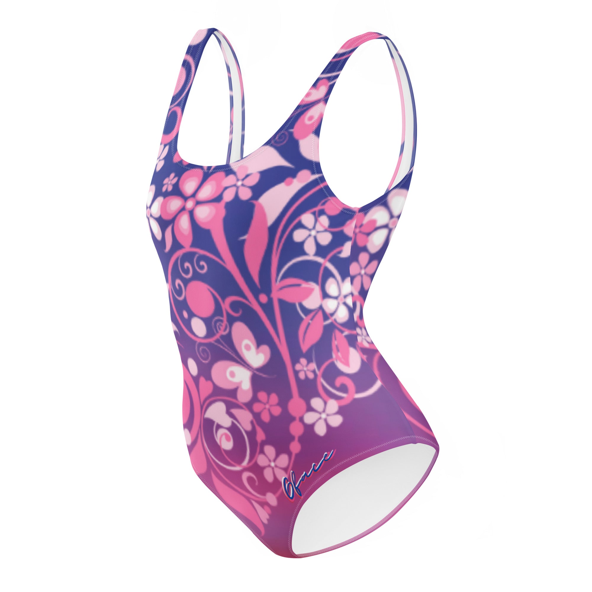 One-Piece Swimsuit Floral Gface Beach Swag