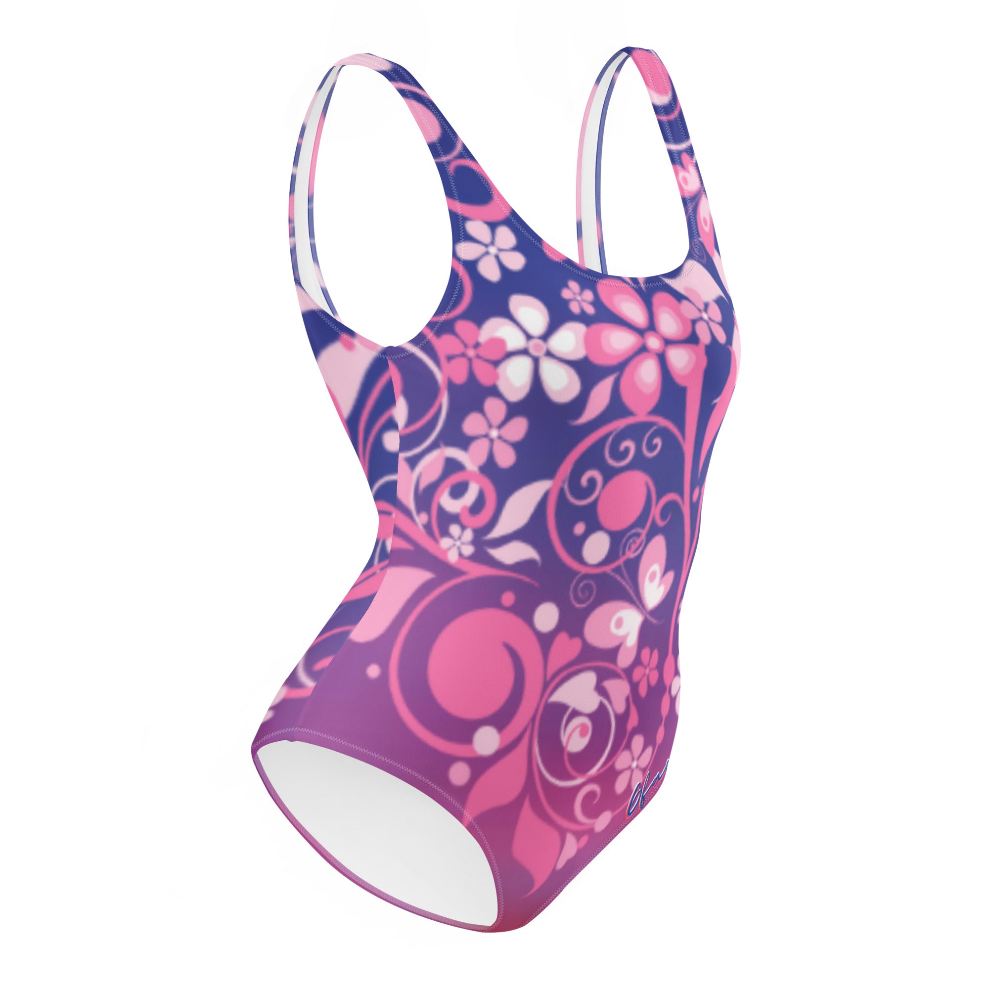 One-Piece Swimsuit Floral Gface Beach Swag