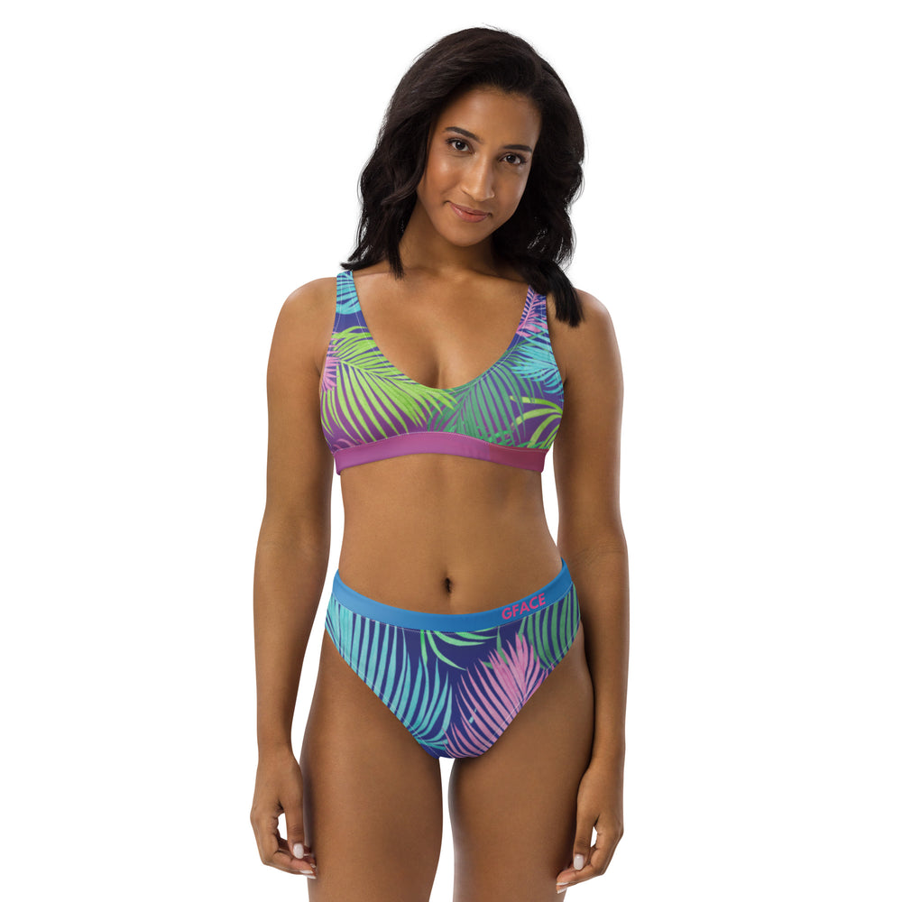 High-waisted bikini Floral Breeze Gface Beach Swag