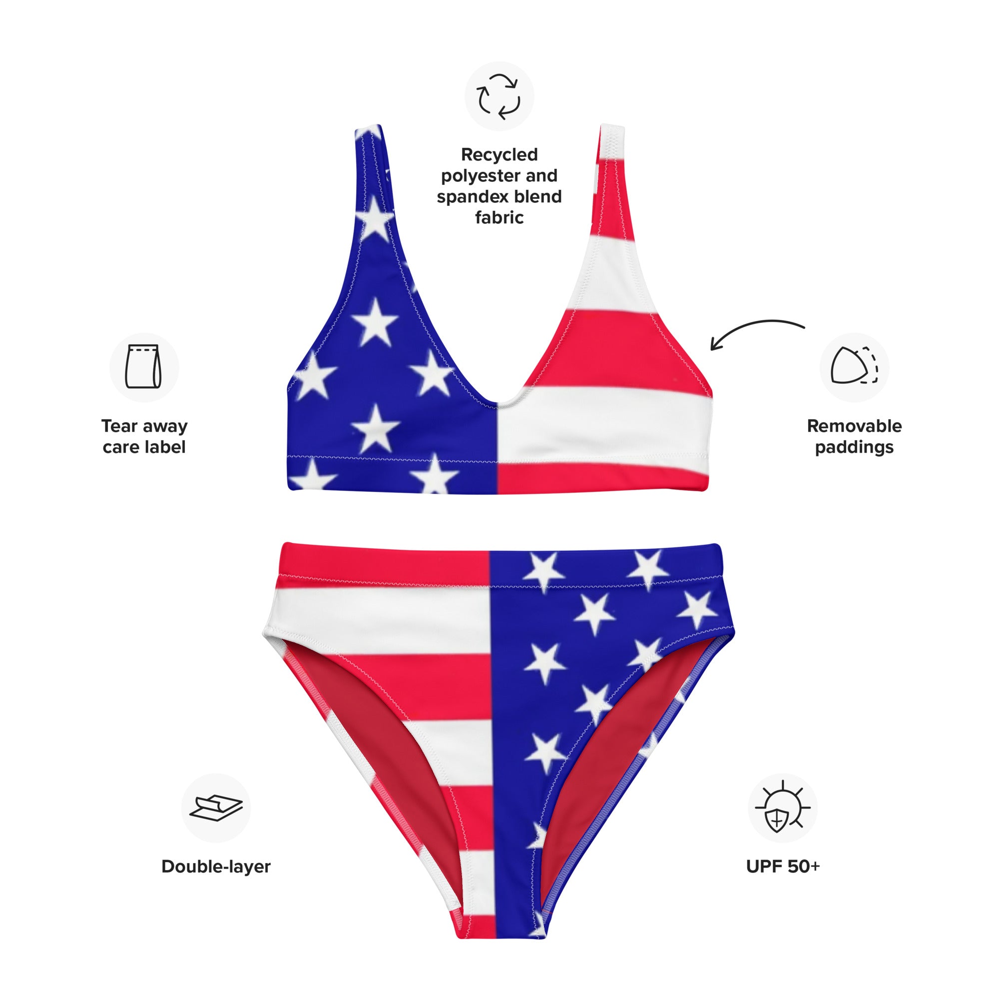 Gface PRIDE USA Swimwear