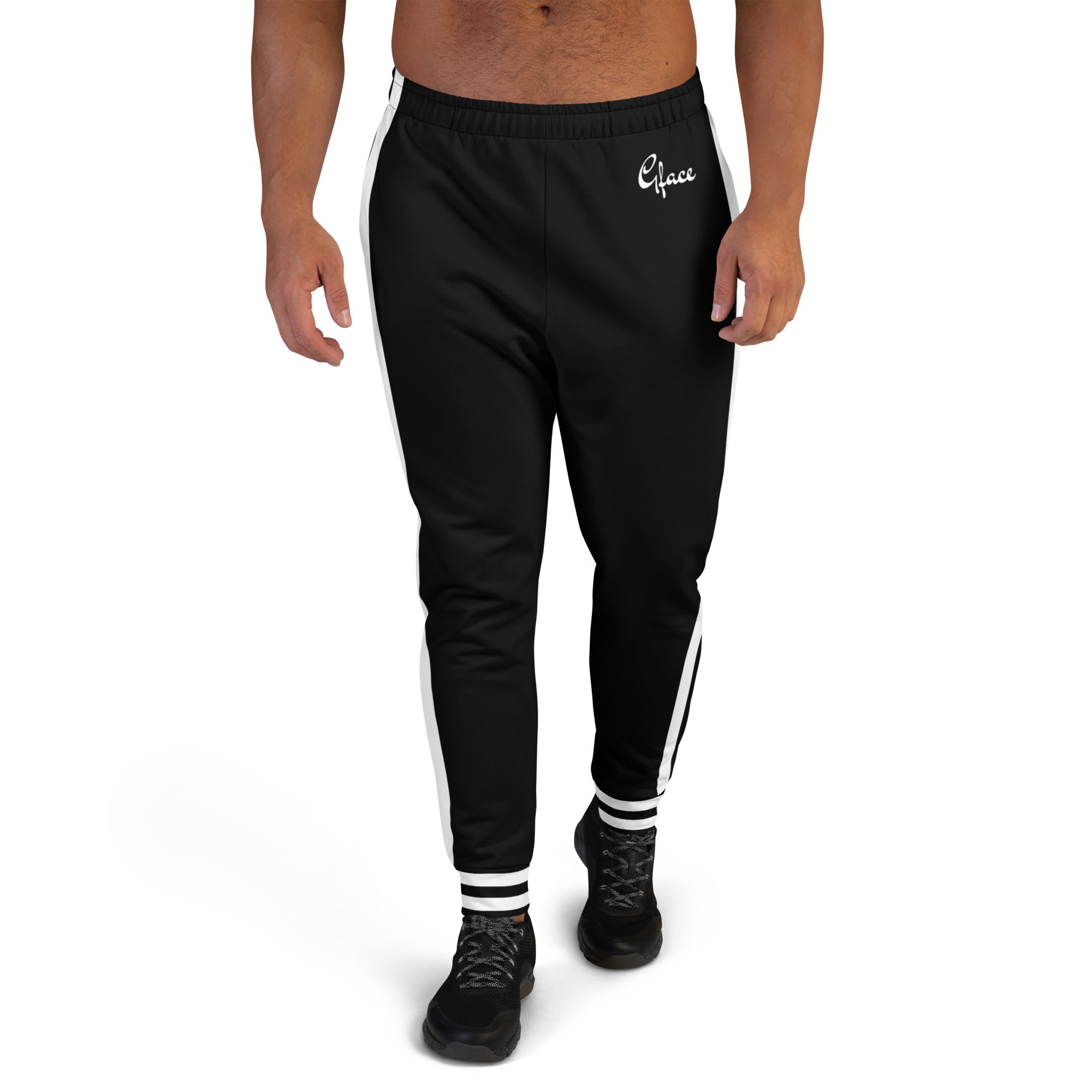 Men's (W/Black) Joggers GFACE Sport