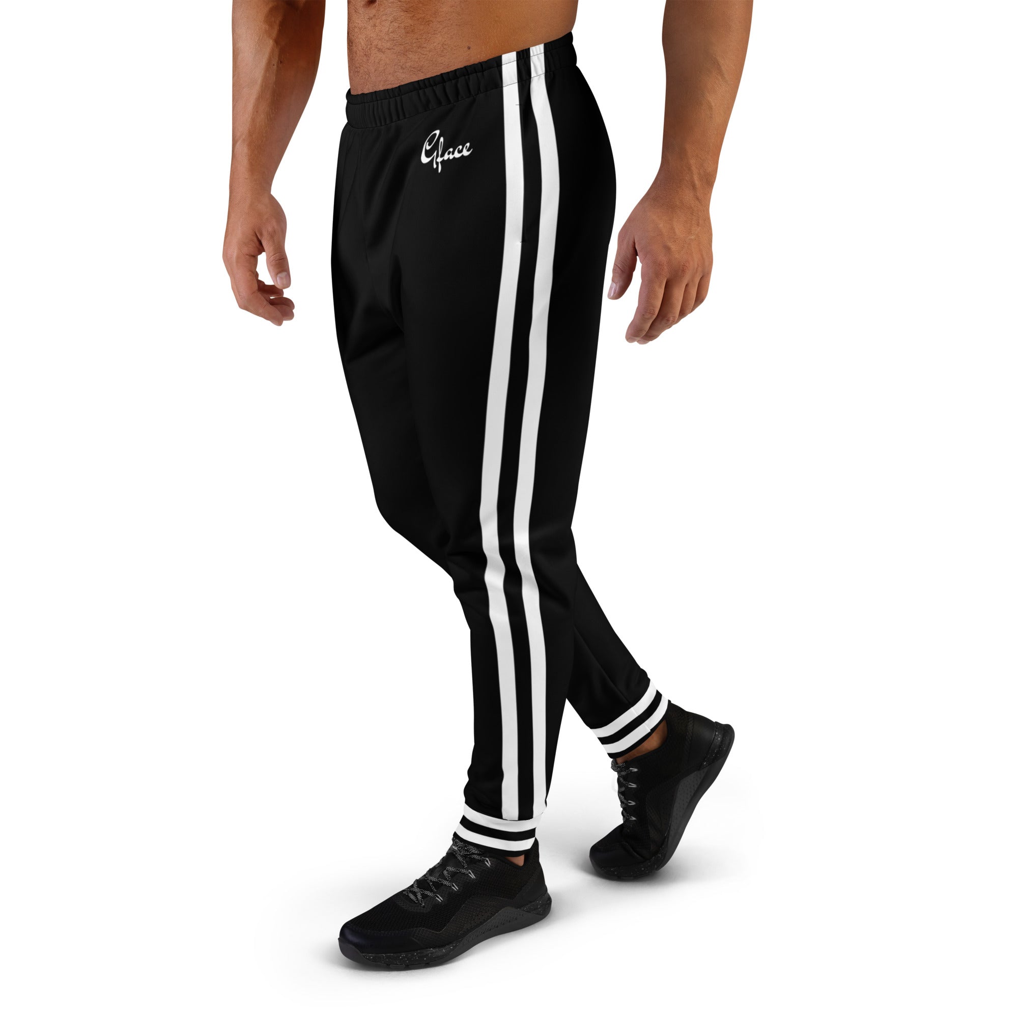 Men's (W/Black) Joggers GFACE Sport