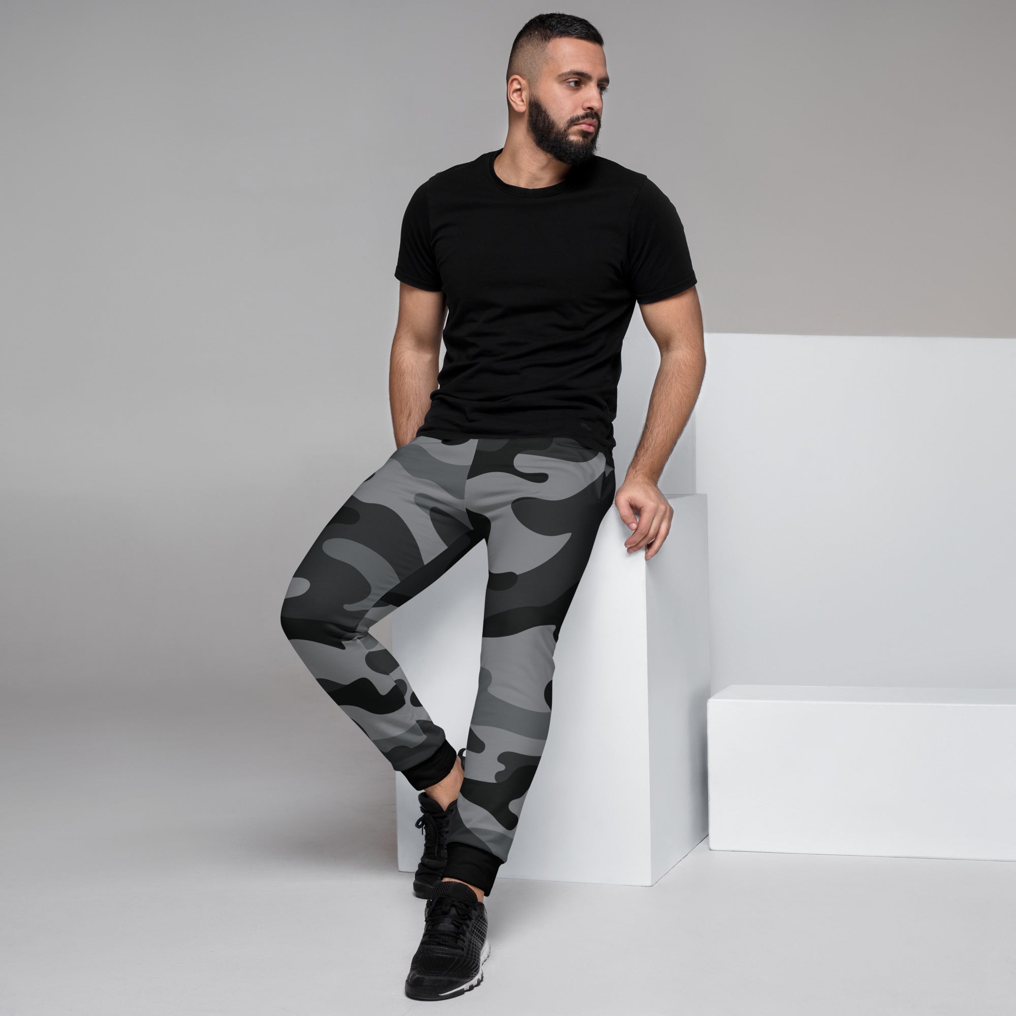 Gface Black Camo-Incognito Men's Joggers