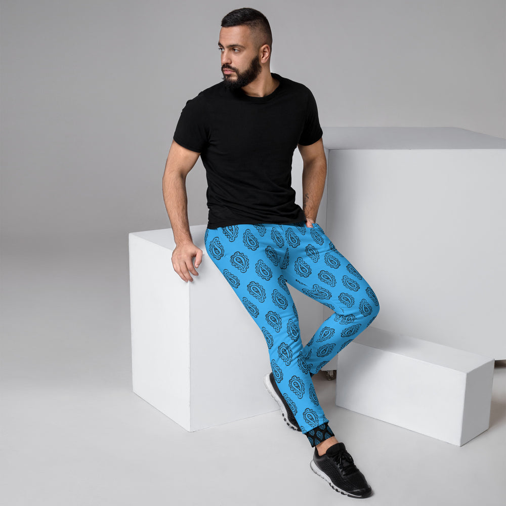 Gface Blue Bandana Men's Joggers