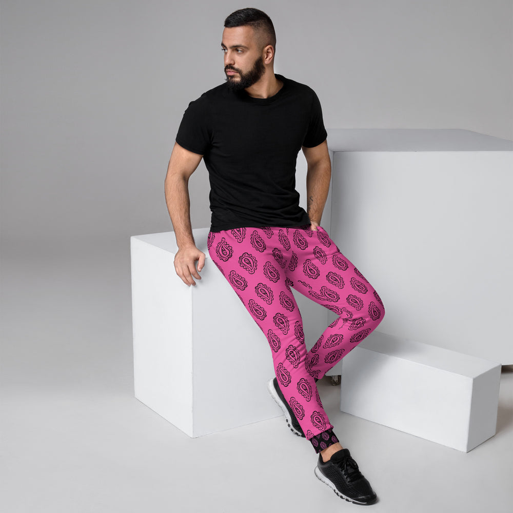 Gface Pink Bandana Men's Joggers