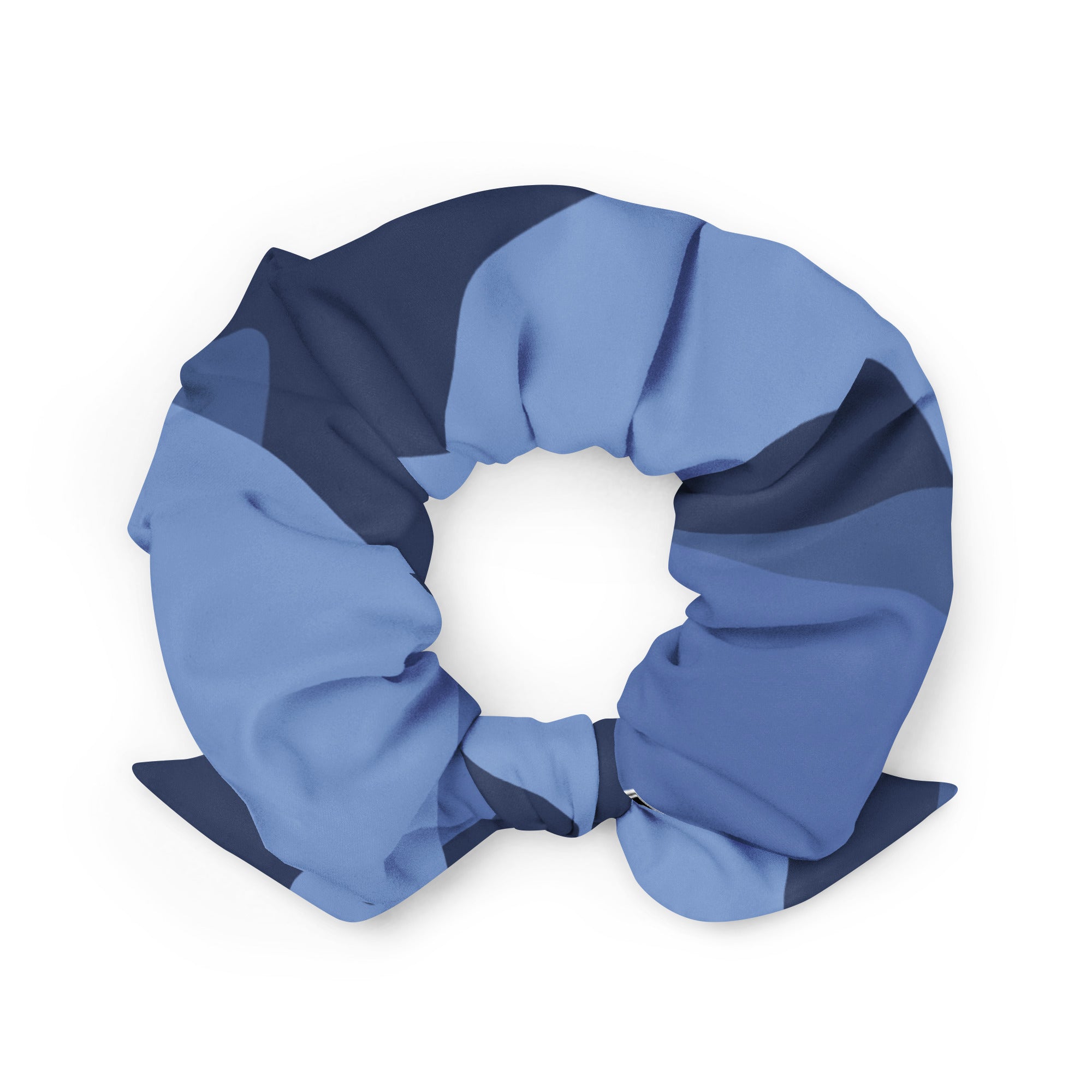 Gface Blue Camo-Incognito Recycled Scrunchie