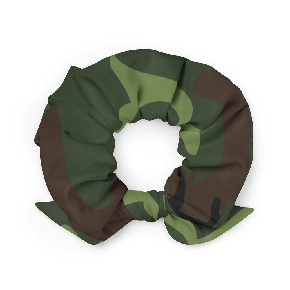 Gface Green Camo-Incognito Recycled Hair Scrunchie