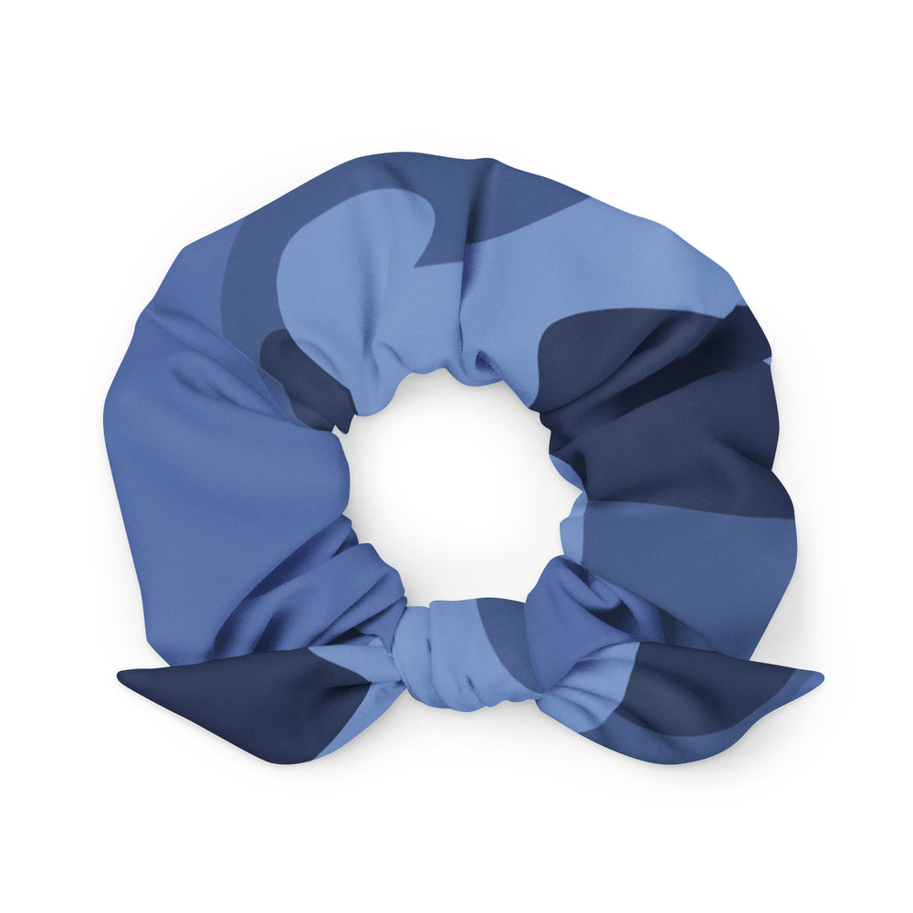 Gface Blue Camo-Incognito Recycled Scrunchie