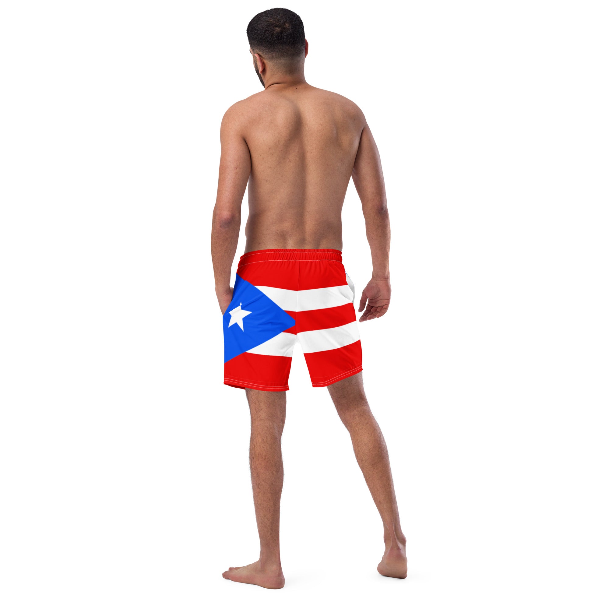 Gface PRIDE PUERTO RICO Men's Swim Trunks