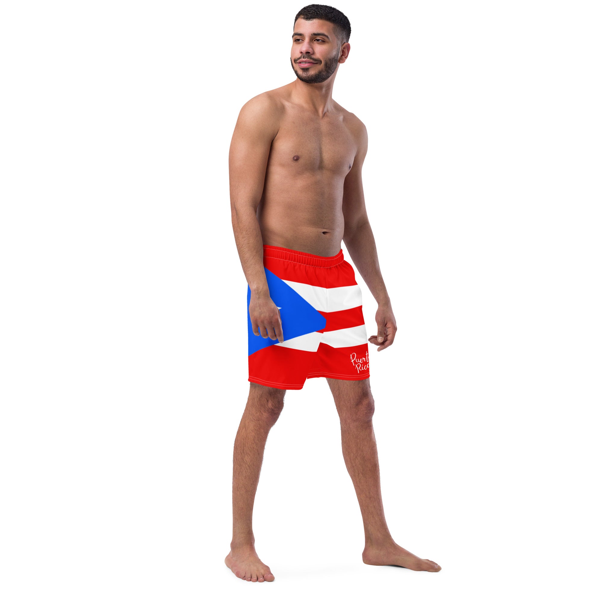 Gface PRIDE PUERTO RICO Men's Swim Trunks