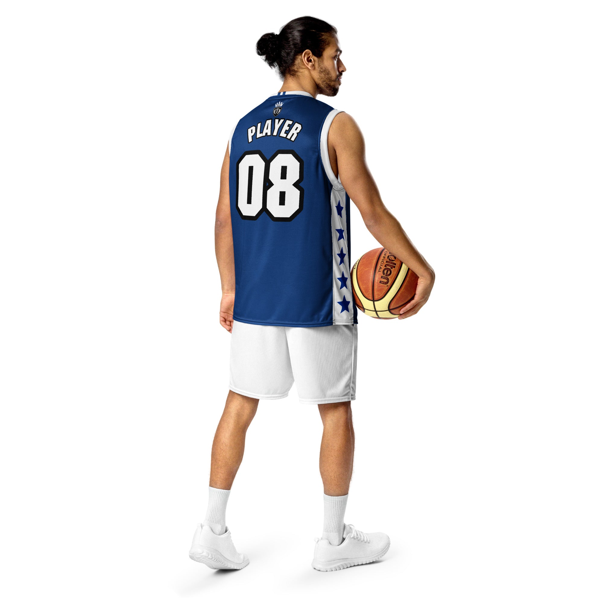 Unisex Blue GFACE VIP Basketball Jersey