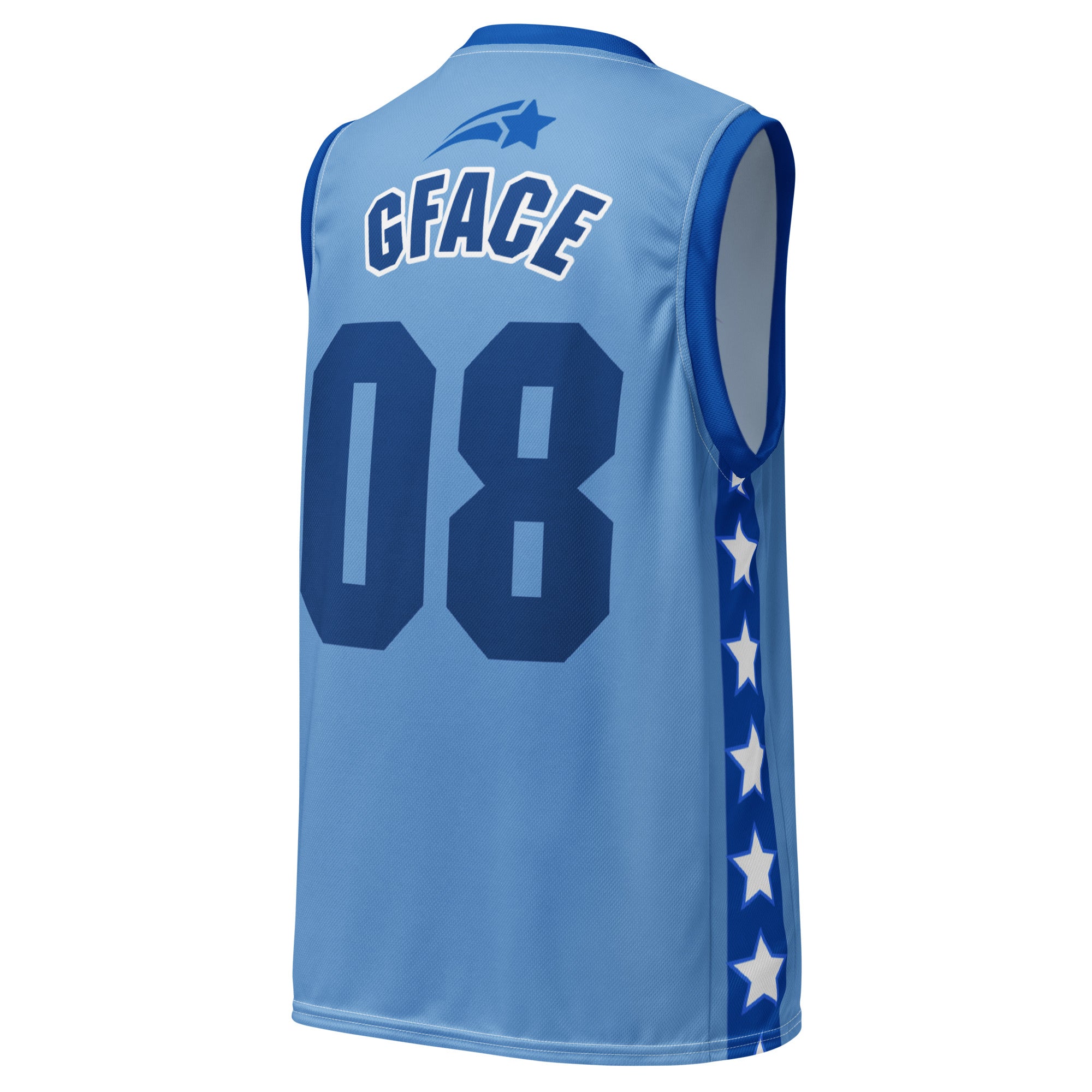 Unisex Light Blue GFACE basketball jersey World Hear Me Roar