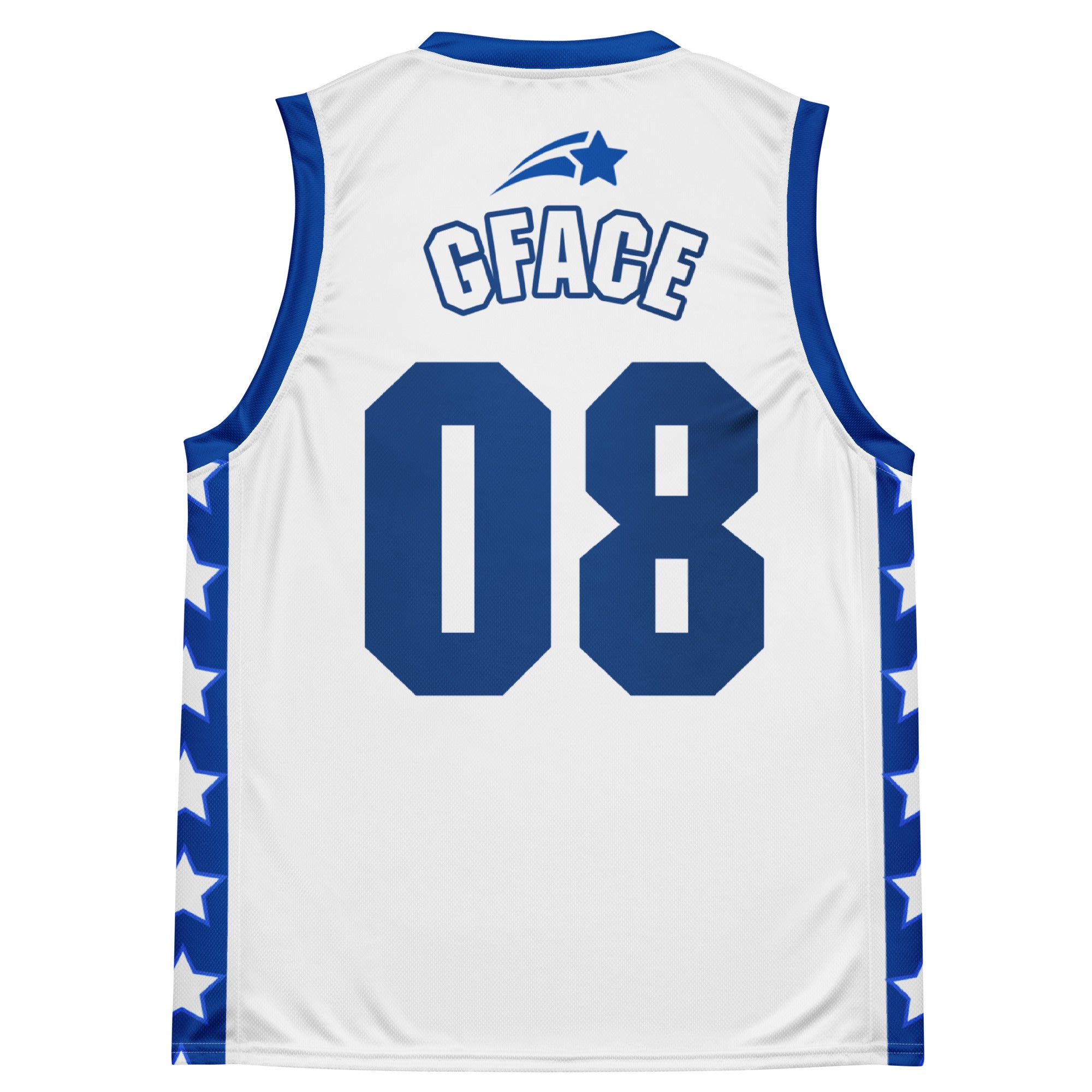 Unisex White GFACE basketball jersey World Hear Me Roar