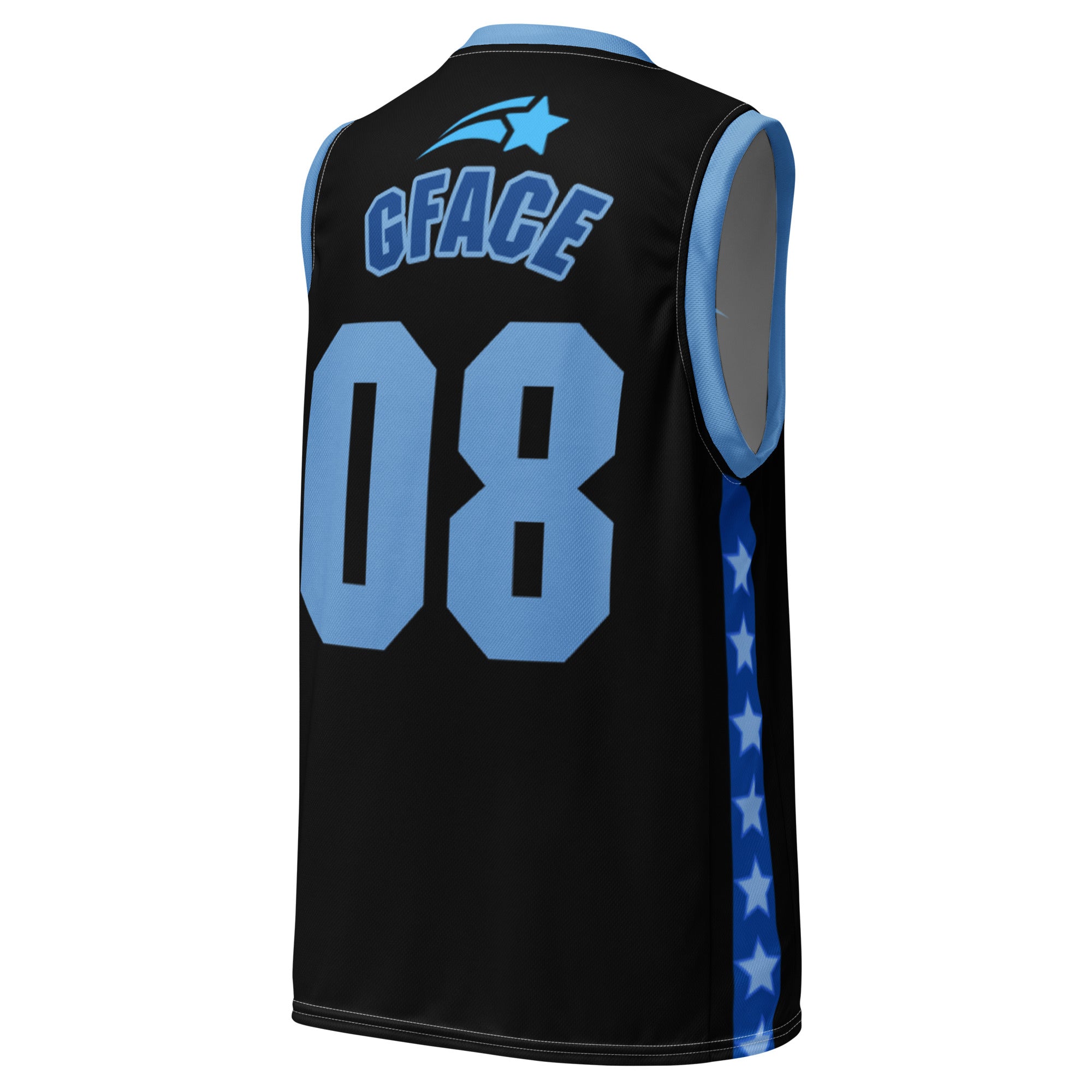 Unisex Black GFACE Basketball Jersey World Hear Me Roar